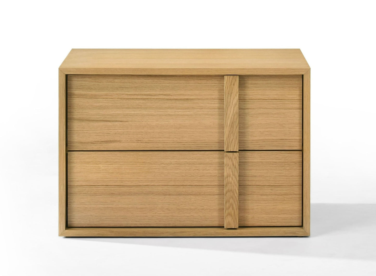Nova Domus Berlin Modern Natural Oak Nightstand - Elegant Design for Stylish and Functional Bedroom Storage