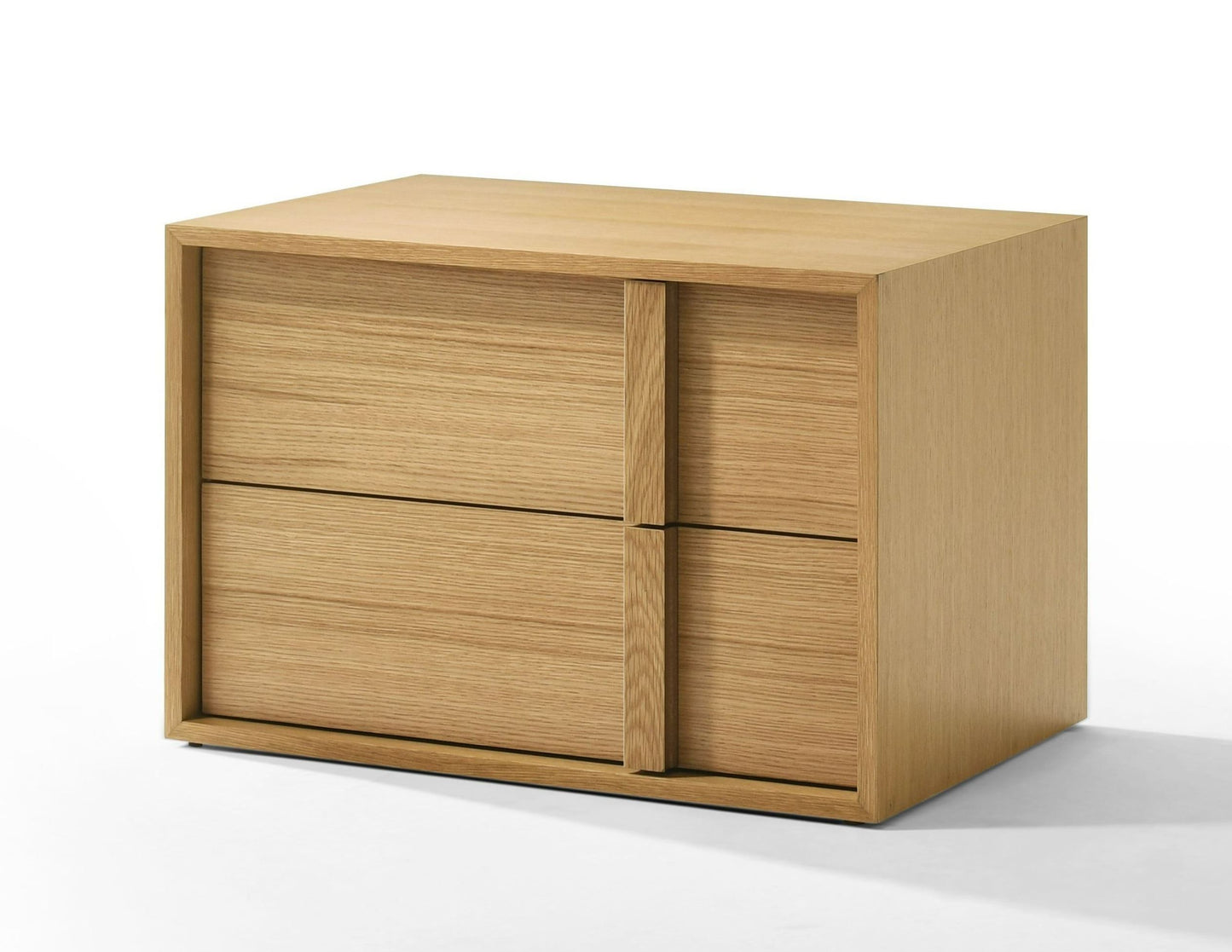 Nova Domus Berlin Modern Natural Oak Nightstand - Elegant Design for Stylish and Functional Bedroom Storage