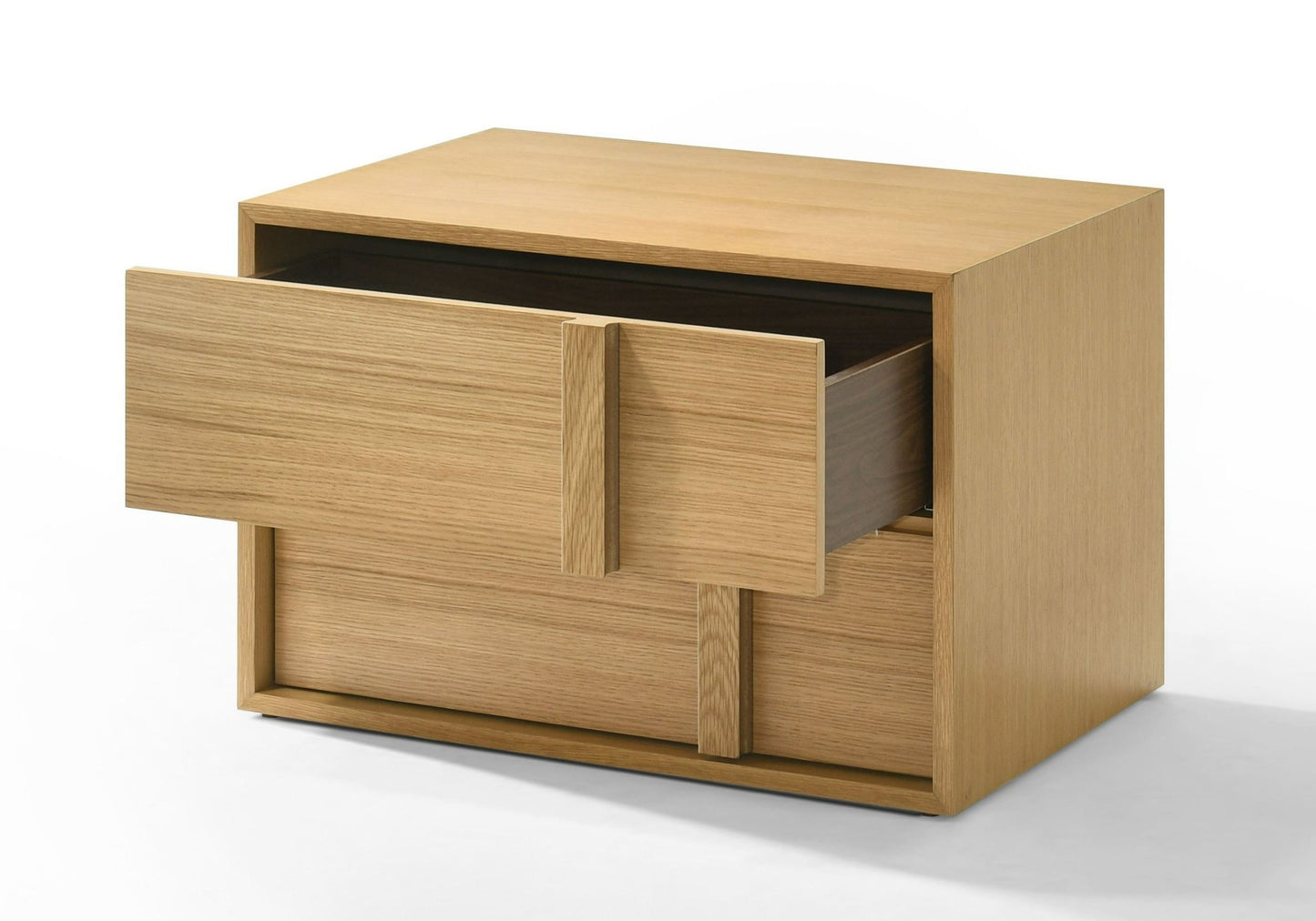 Nova Domus Berlin Modern Natural Oak Nightstand - Elegant Design for Stylish and Functional Bedroom Storage