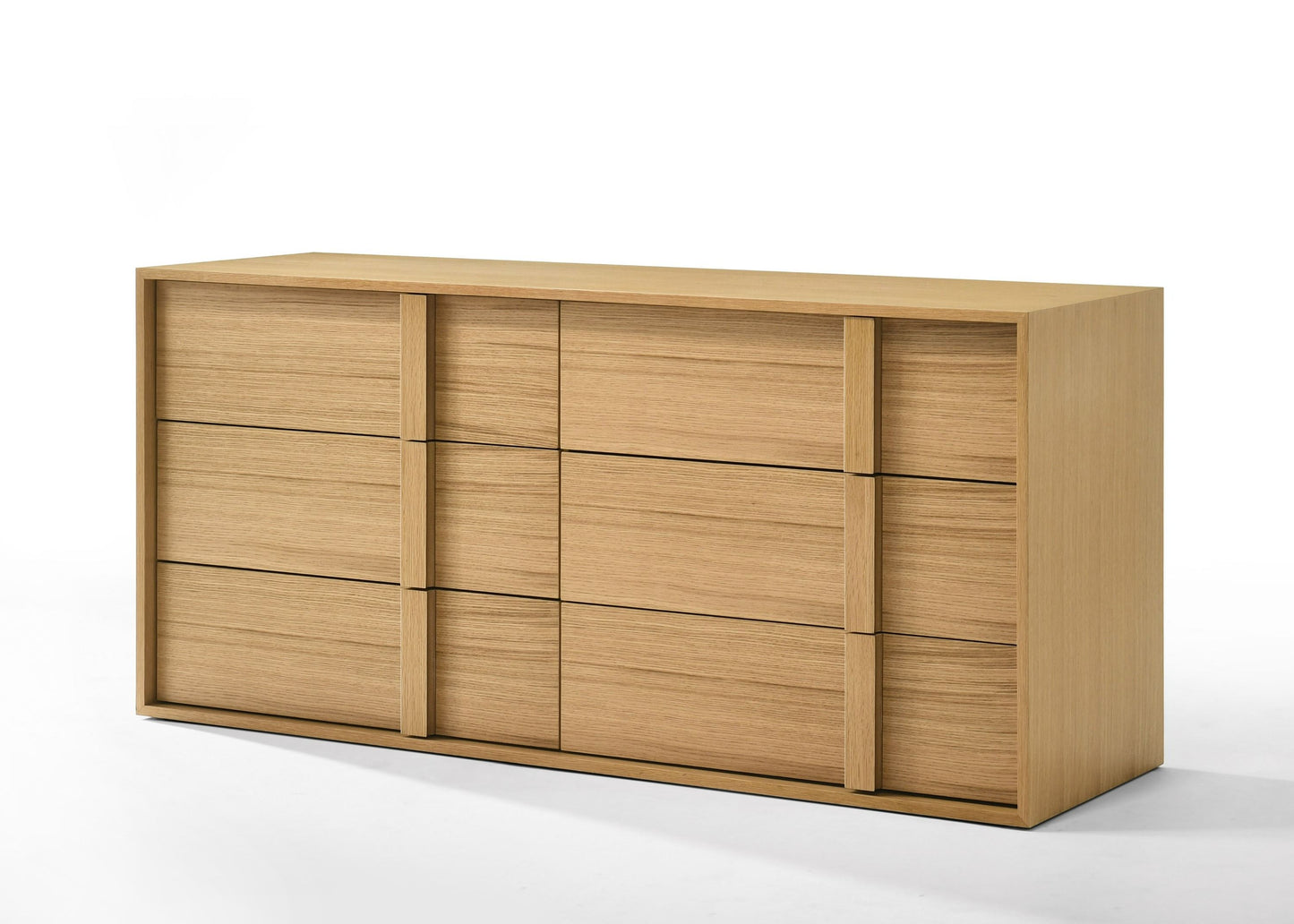 Nova Domus Berlin Modern Natural Oak Dresser - Stylish and Functional Storage Solution for a Contemporary Bedroom or Living Room