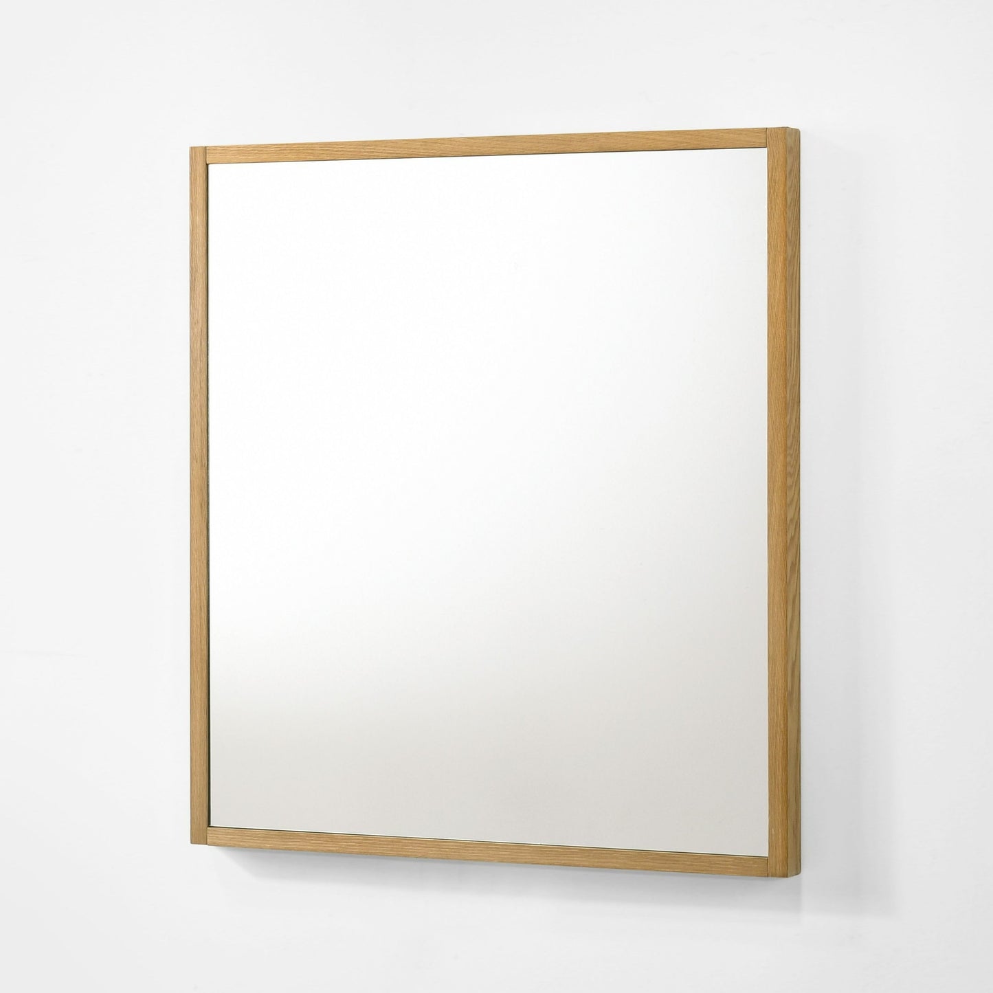 Nova Domus Berlin Modern Natural Oak Mirror for Elegant and Contemporary Home Décor