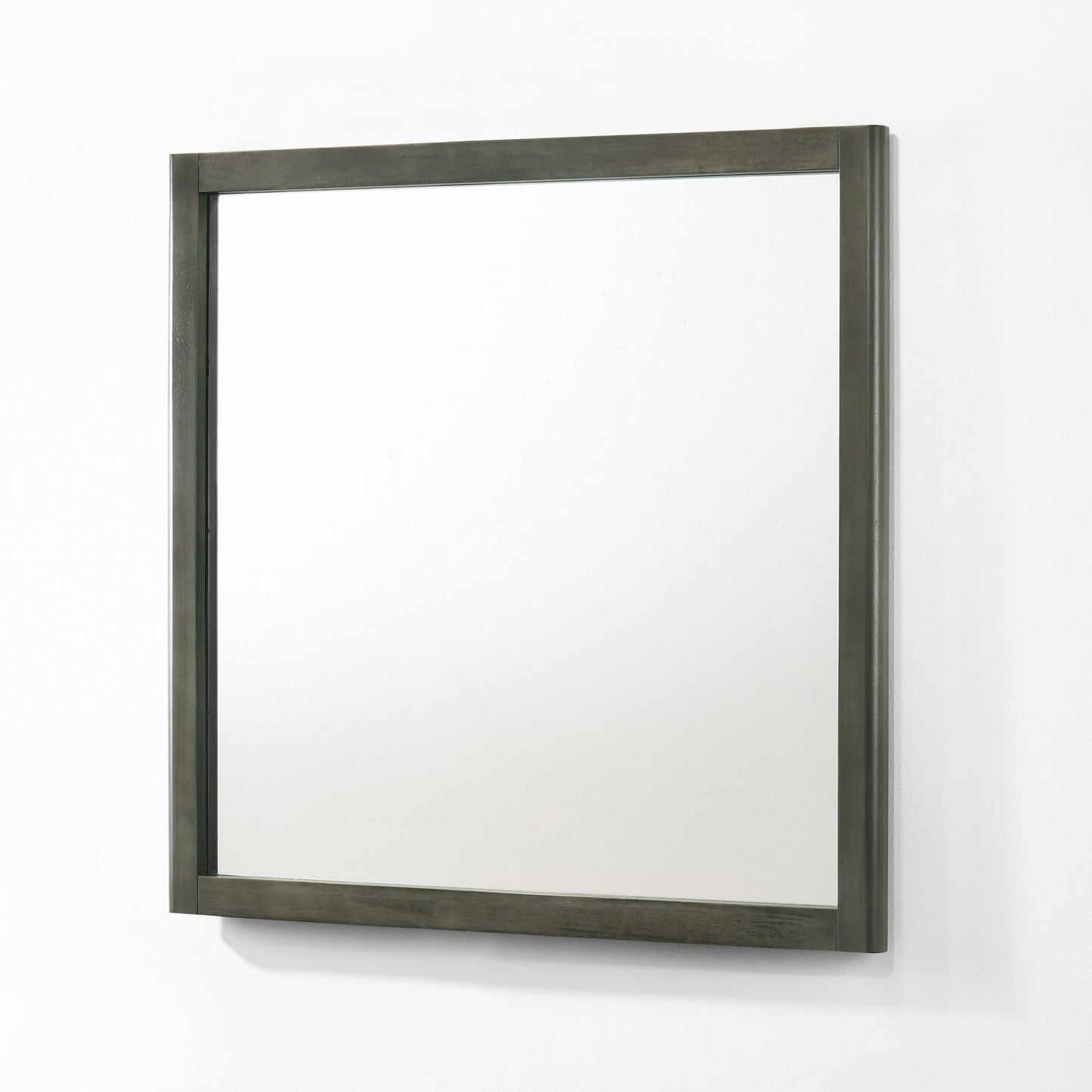 Nova Domus Santa Monica Modern Grey Wash Mirror - Elegant and Versatile Accent for a Contemporary Bedroom or Living Room Decor