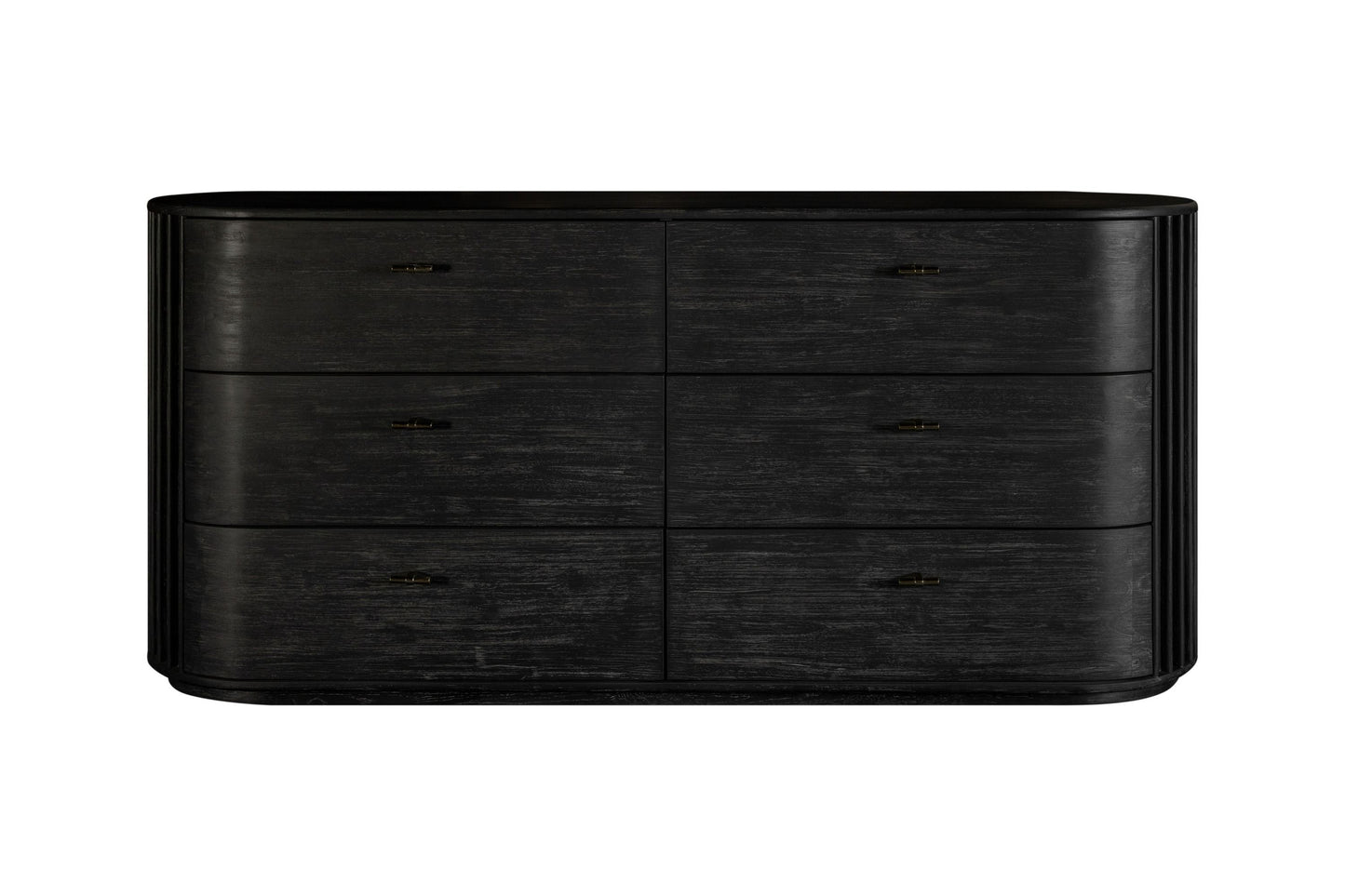 Modrest Fields Modern Black Acacia Bedroom Set – Contemporary Wood Furniture Collection