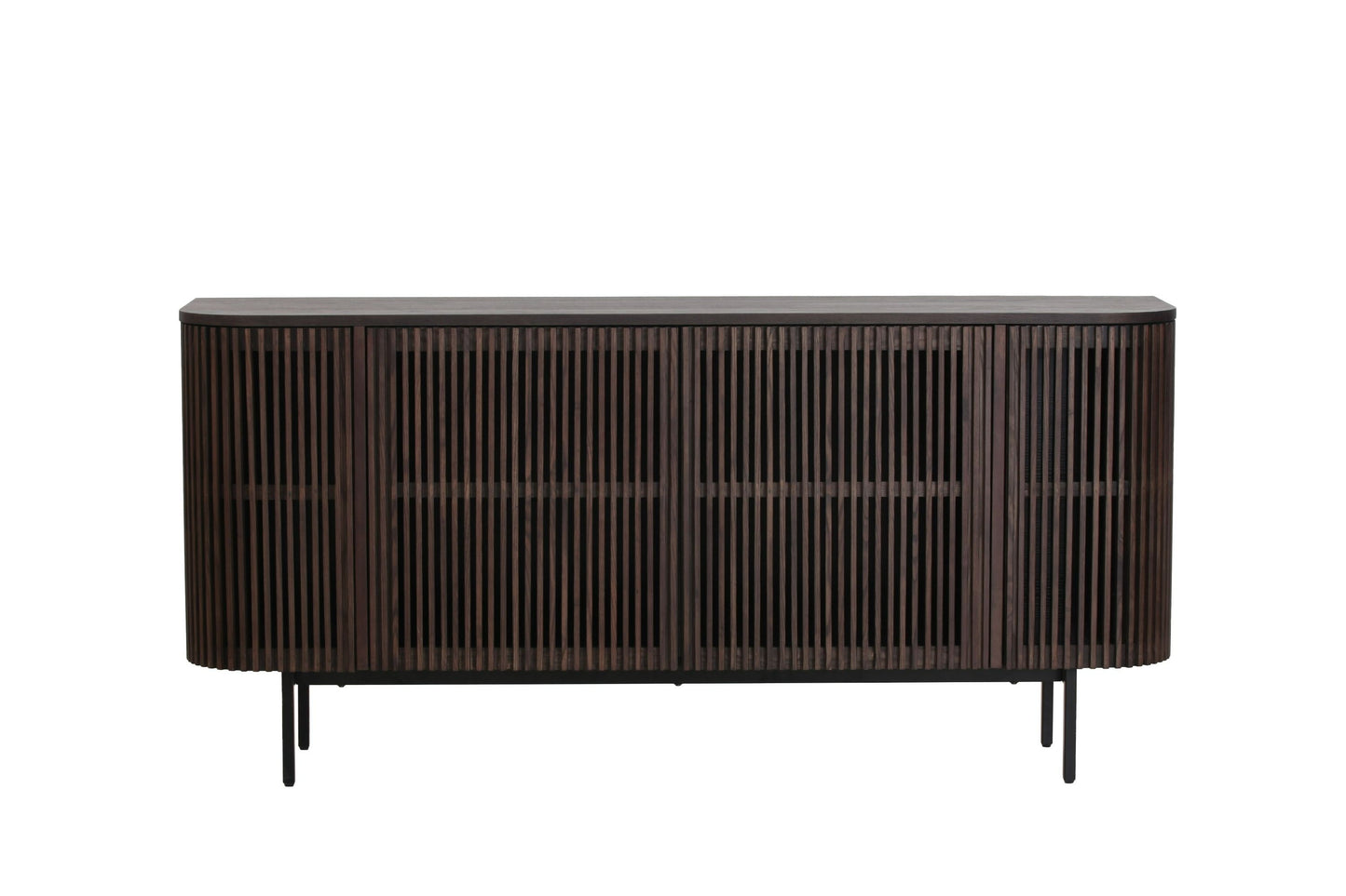 Modrest Clifton Modern Smoked Ash Buffet Elegant Contemporary Storage with Style and Functionality