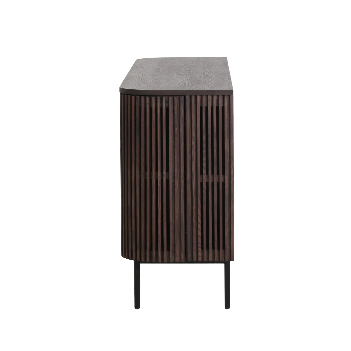 Modrest Clifton Modern Smoked Ash Buffet Elegant Contemporary Storage with Style and Functionality