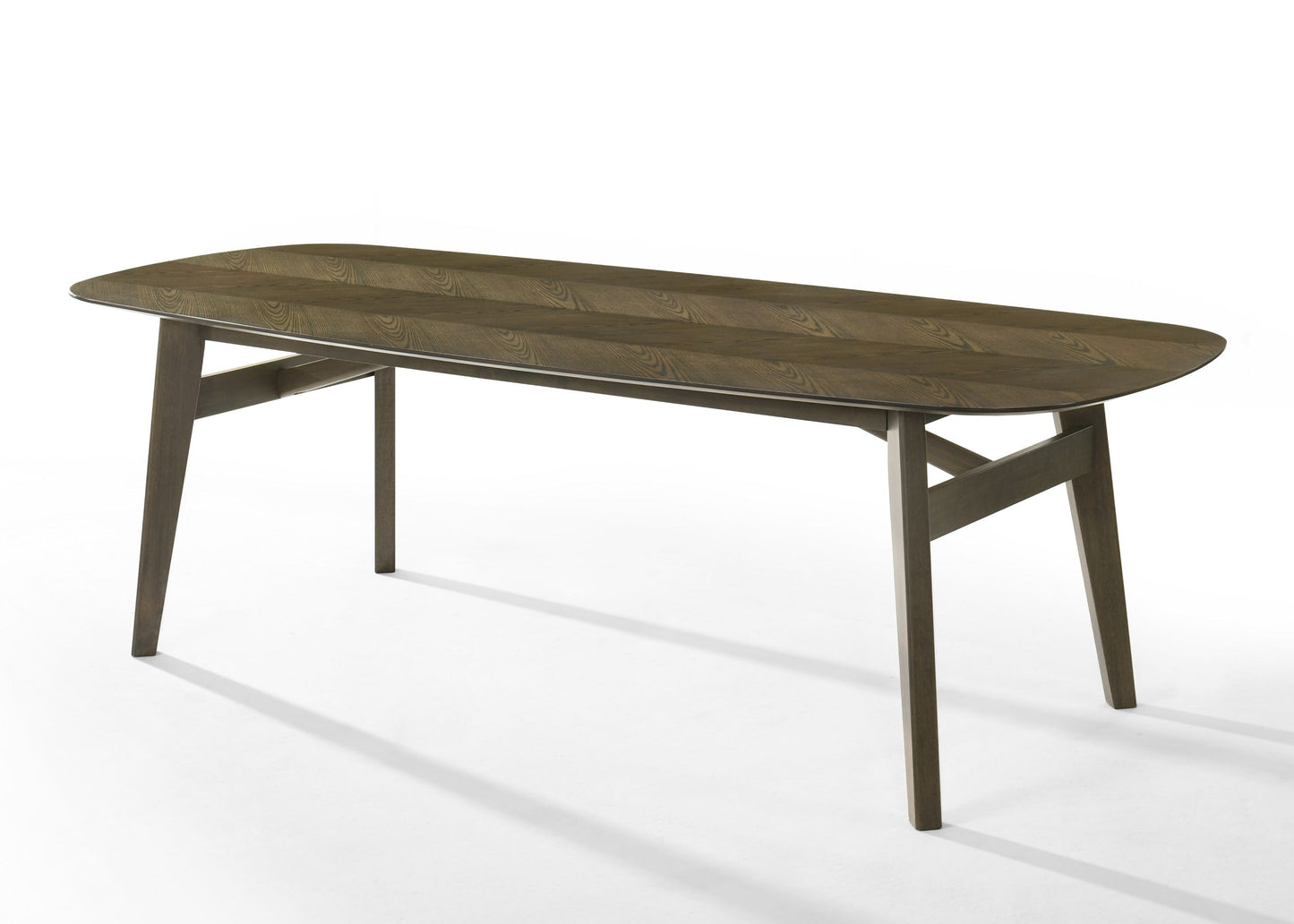 Modrest Costello Mid-Century Modern Wenge Dining Set A Timeless Fusion of Sleek Design and Rich Textures for Sophisticated Dining Spaces