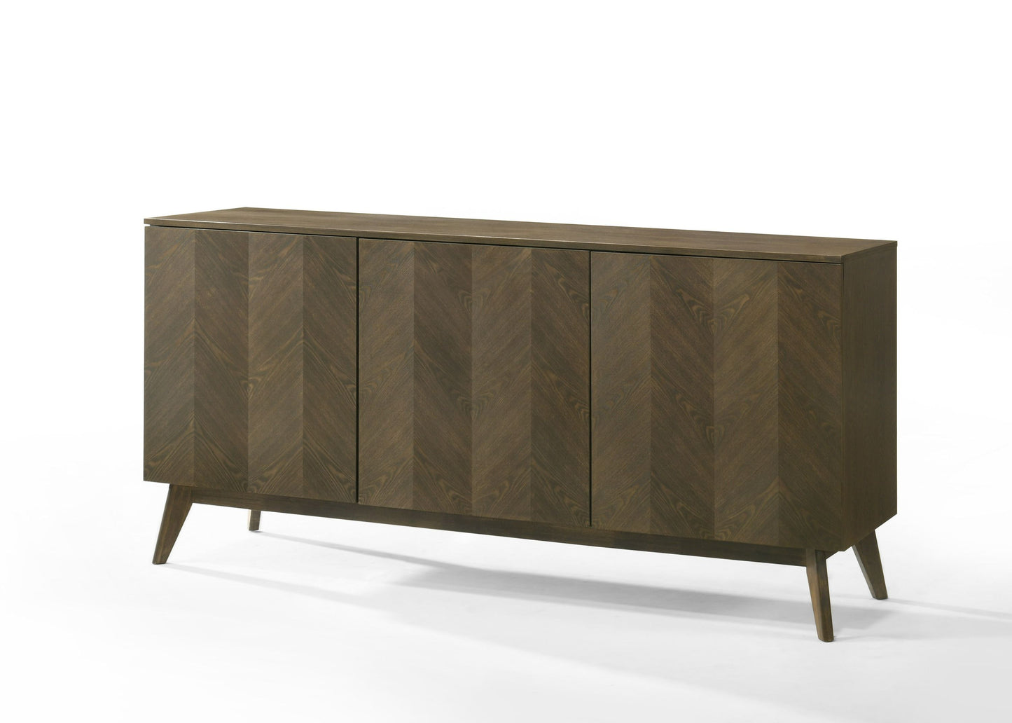 Modrest Costello Mid-Century Modern Wenge Dining Set A Timeless Fusion of Sleek Design and Rich Textures for Sophisticated Dining Spaces