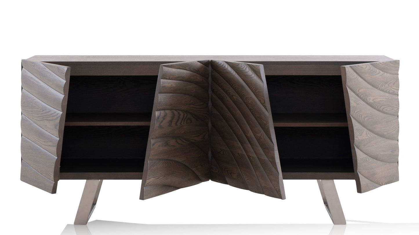 Finley Mid-Century Grey Ash Buffet