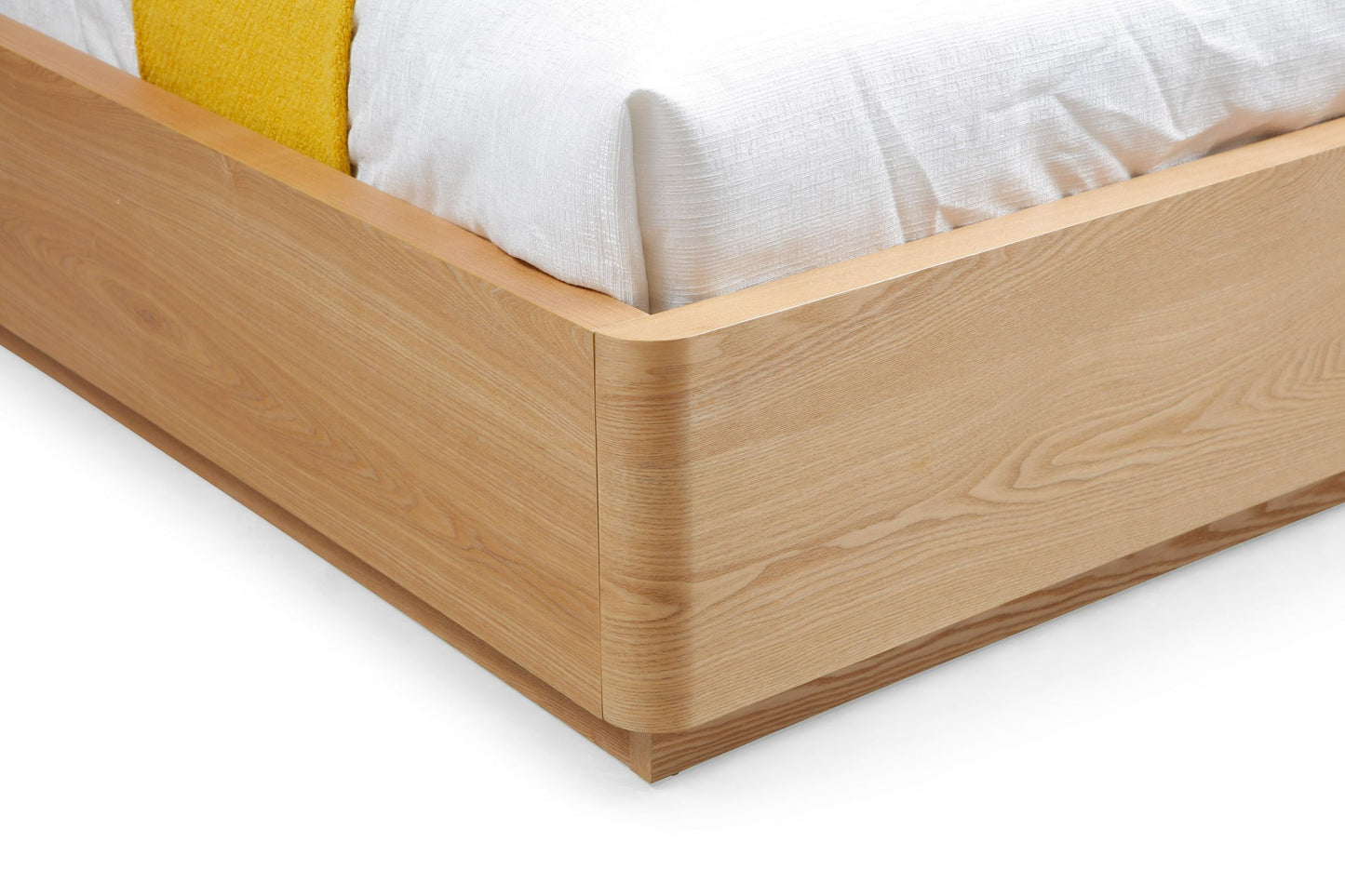 Modrest Gavin Modern Natural Ash Rattan Bed Natural Elegance Meets Contemporary Design for a Serene and Stylish Bedroom Retreat