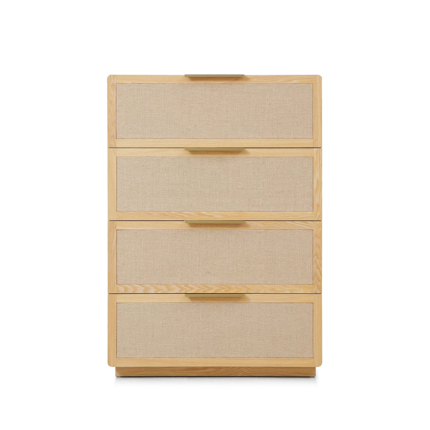 Modrest Gavin Modern Natural Ash Rattan Chest Refined Craftsmanship with Natural Elegance for Versatile Storage Solutions