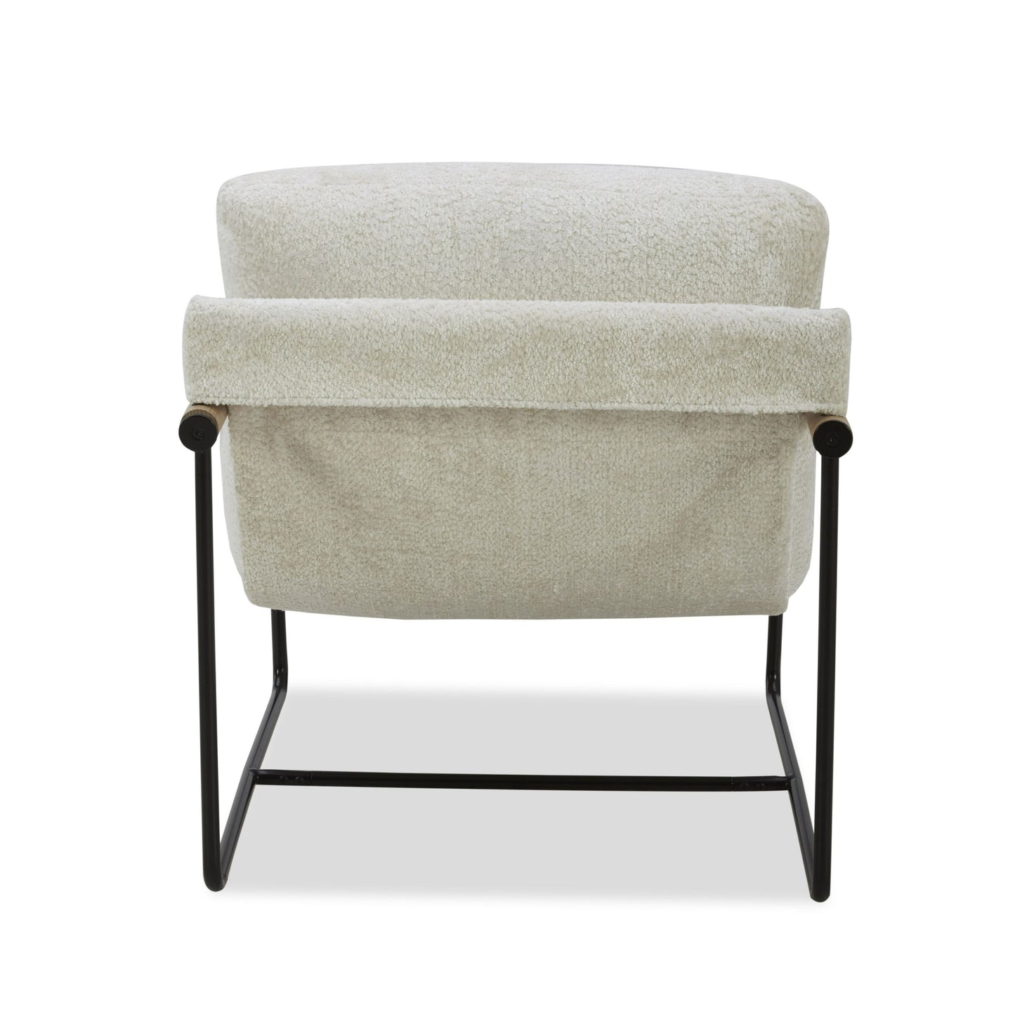 Modrest Moorcroft Modern Beige Fabric Accent Chair A Sophisticated Blend of Contemporary Design and Elegant Comfort for Stylish Living Spaces