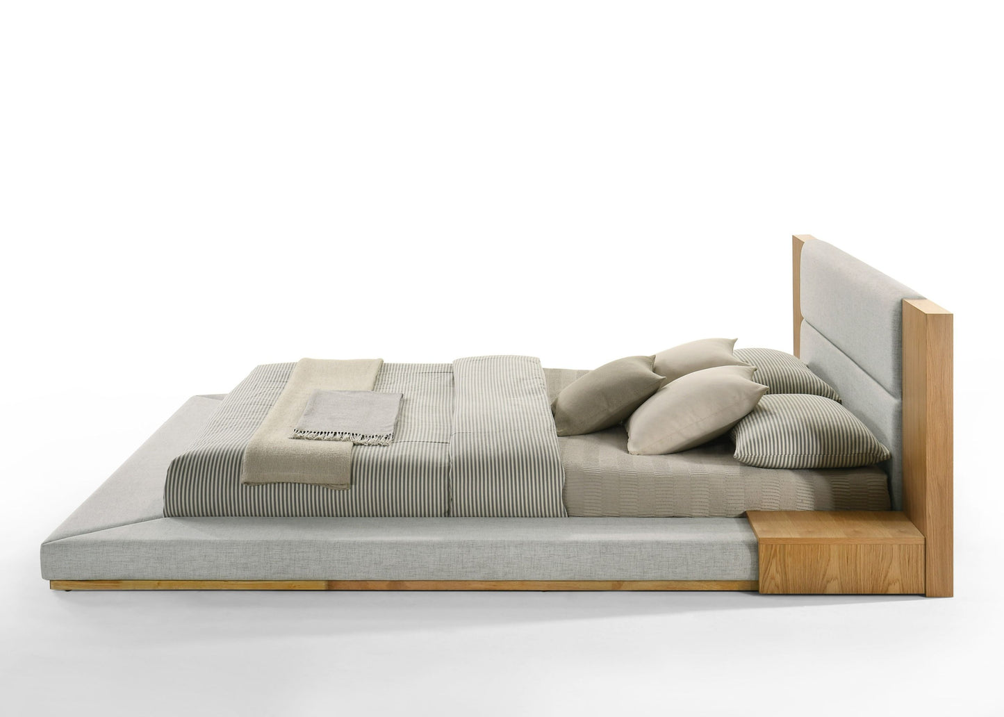 Nova Domus Jagger Modern Natural Oak Bed A Timeless Blend of Sleek Design and Natural Elegance for Sophisticated Bedroom Spaces