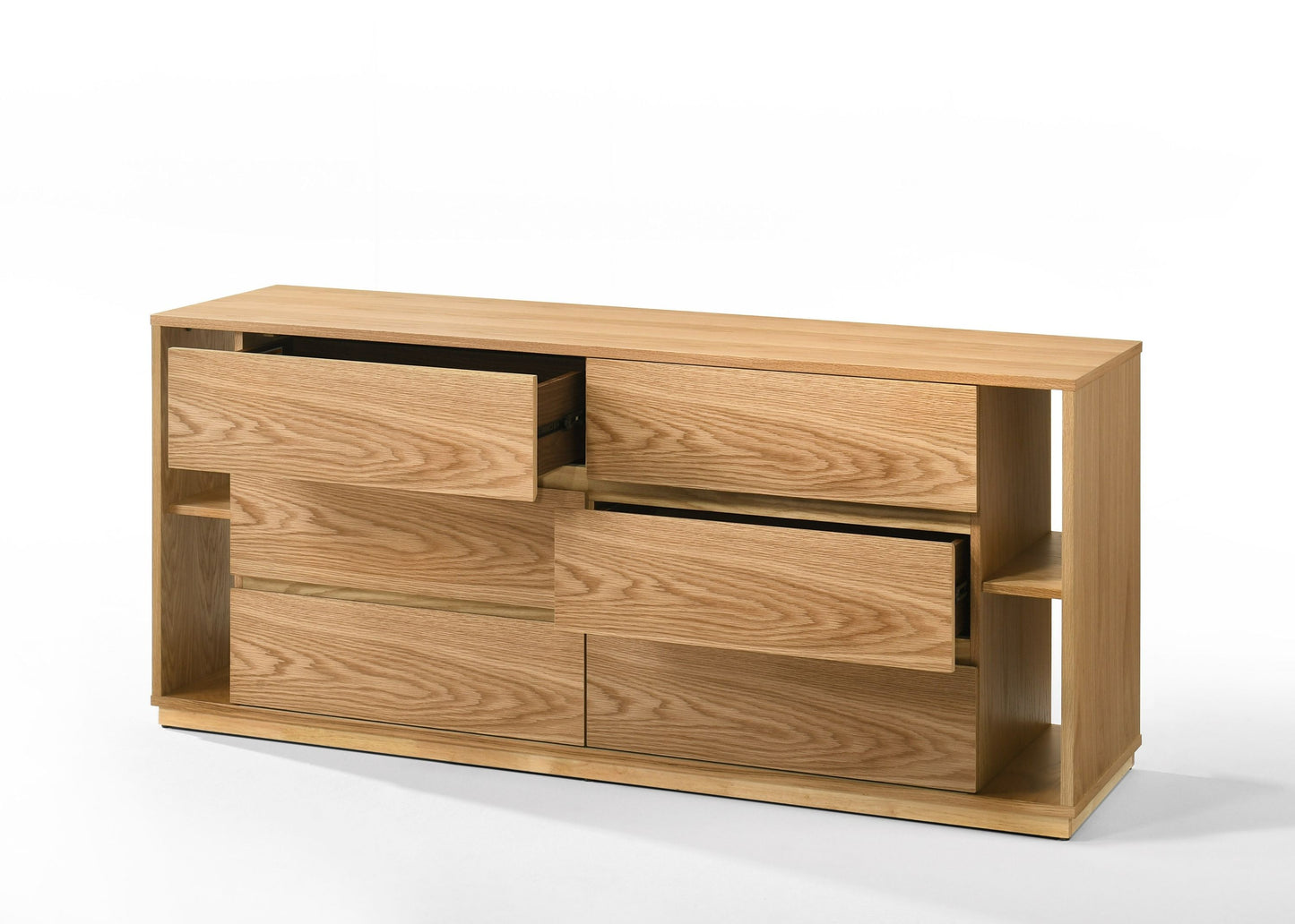 Nova Domus Jagger Modern Natural Oak Dresser A Timeless Blend of Sleek Design and Practical Functionality for Sophisticated Bedroom Spaces