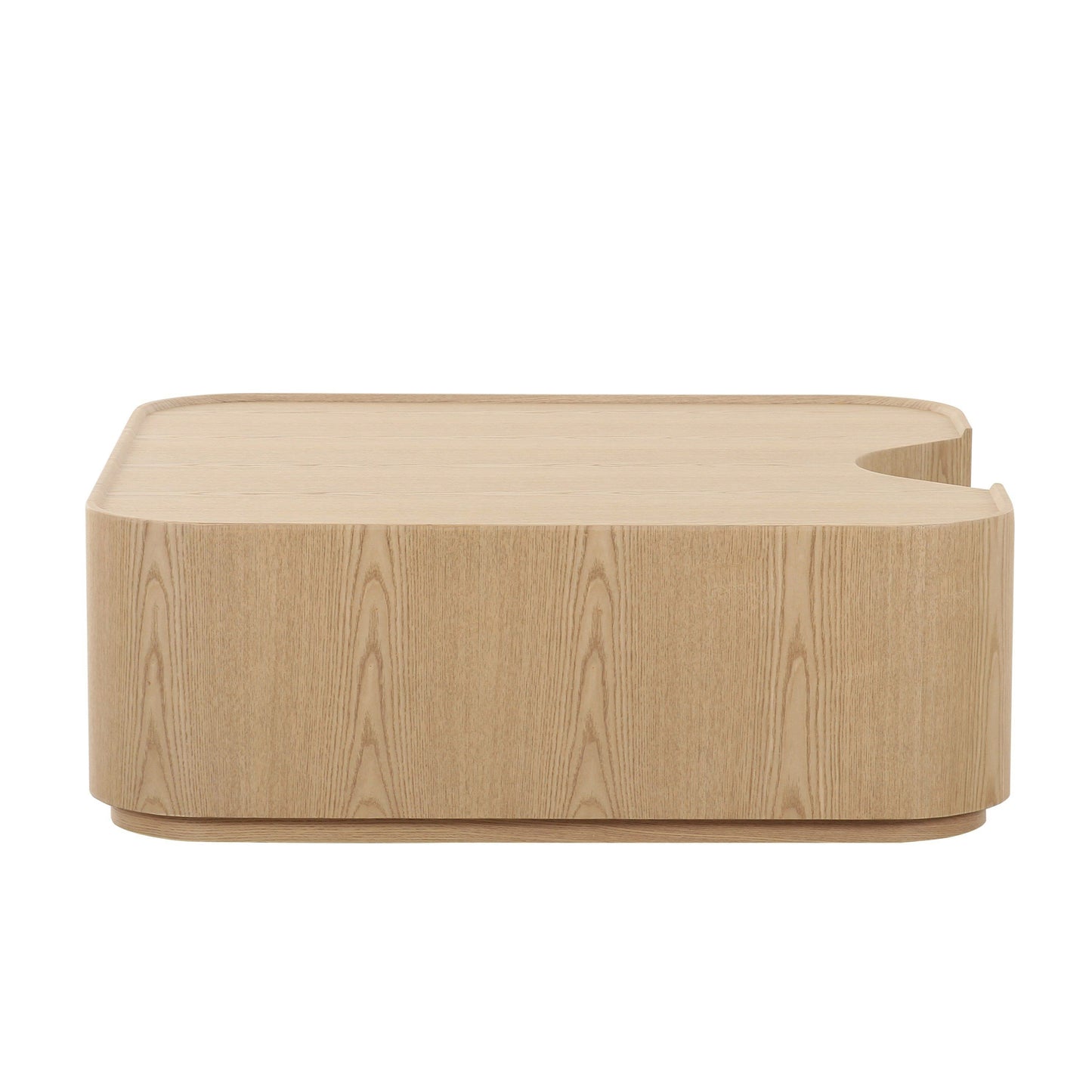Modrest Quillen Modern Natural Ash Coffee Table - Sleek and Stylish Coffee Table for Modern Living Spaces