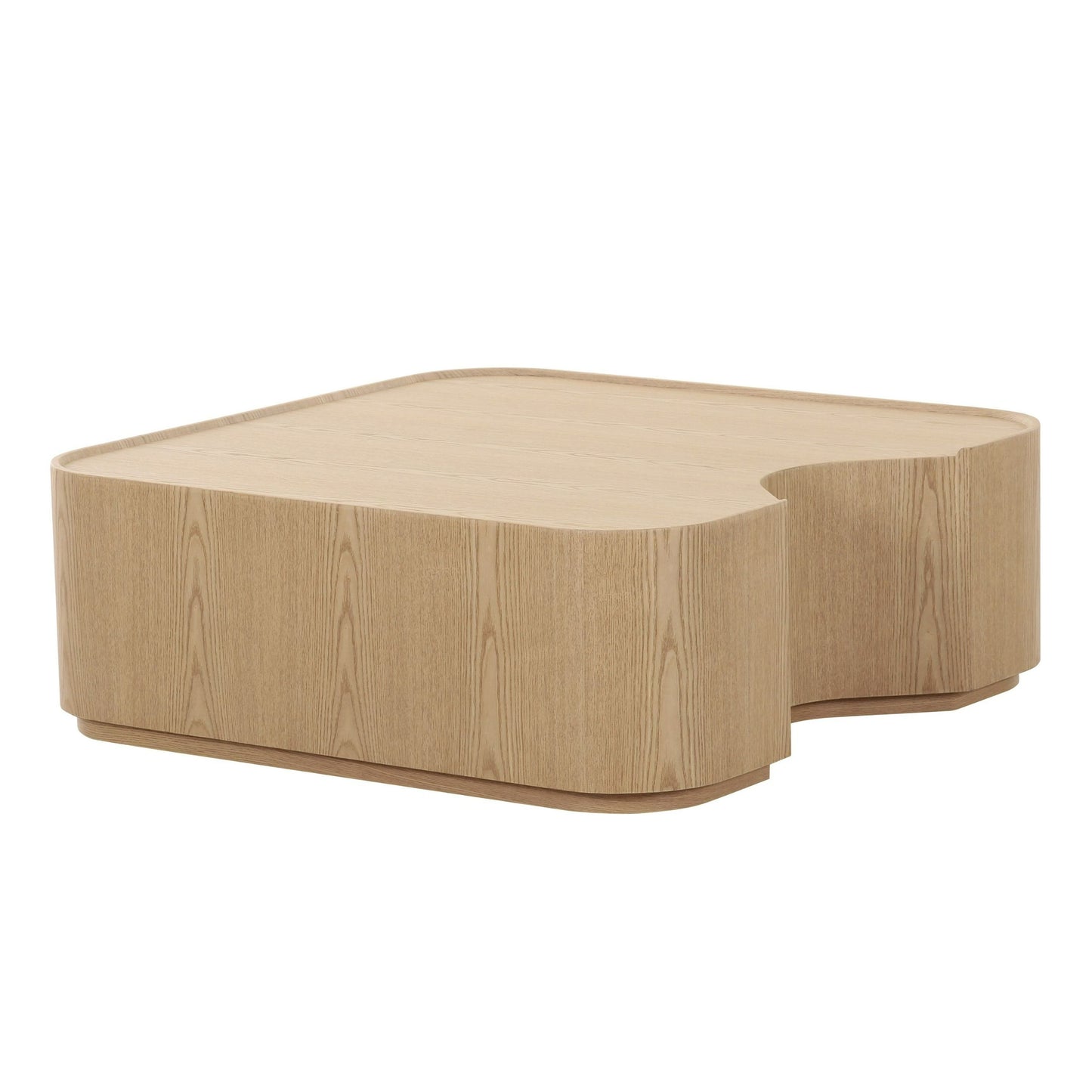 Modrest Quillen Modern Natural Ash Coffee Table - Sleek and Stylish Coffee Table for Modern Living Spaces