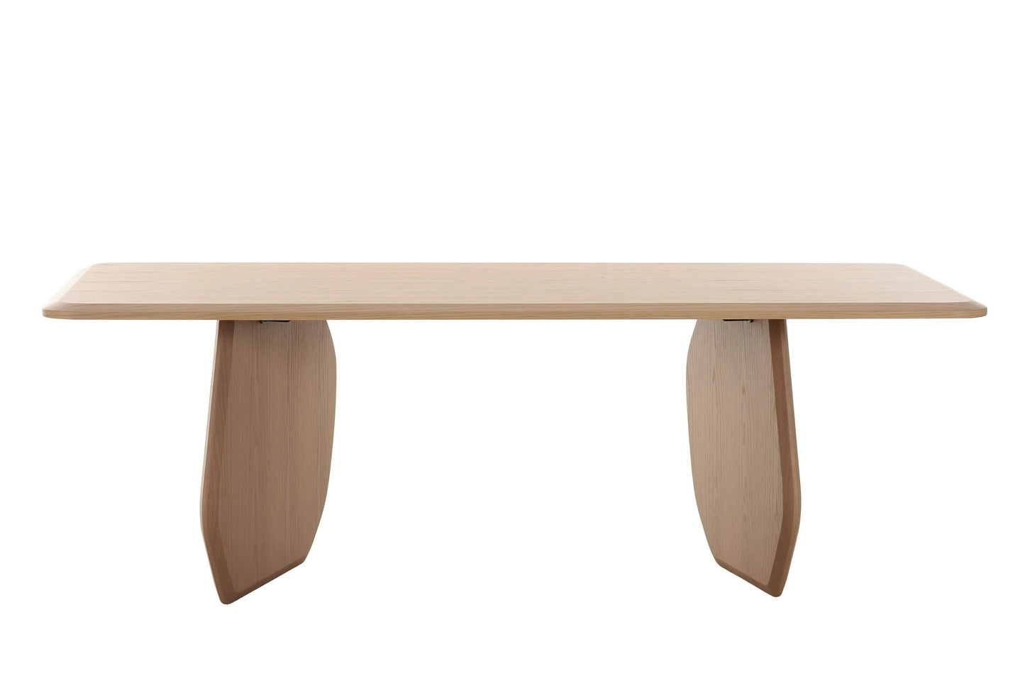 Modrest Prado Modern White Oak Dining Table - Sleek and Elegant Dining Table for Contemporary Homes
