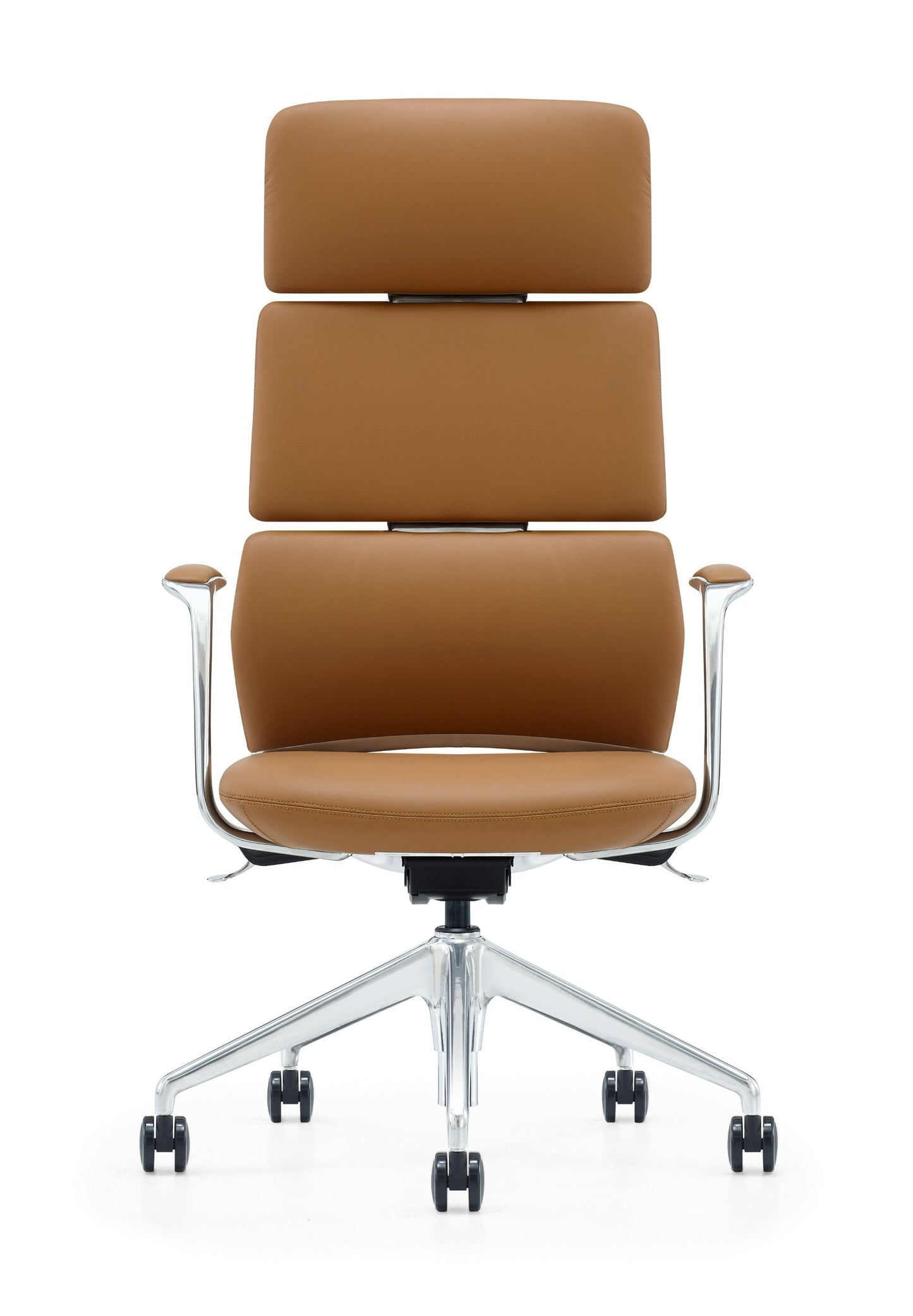 Modrest Clyne Modern Camel Vegan Leather Executive Office Chair A Sleek Fusion of Sustainable Craftsmanship and Contemporary Elegance for Sophisticated Workspaces