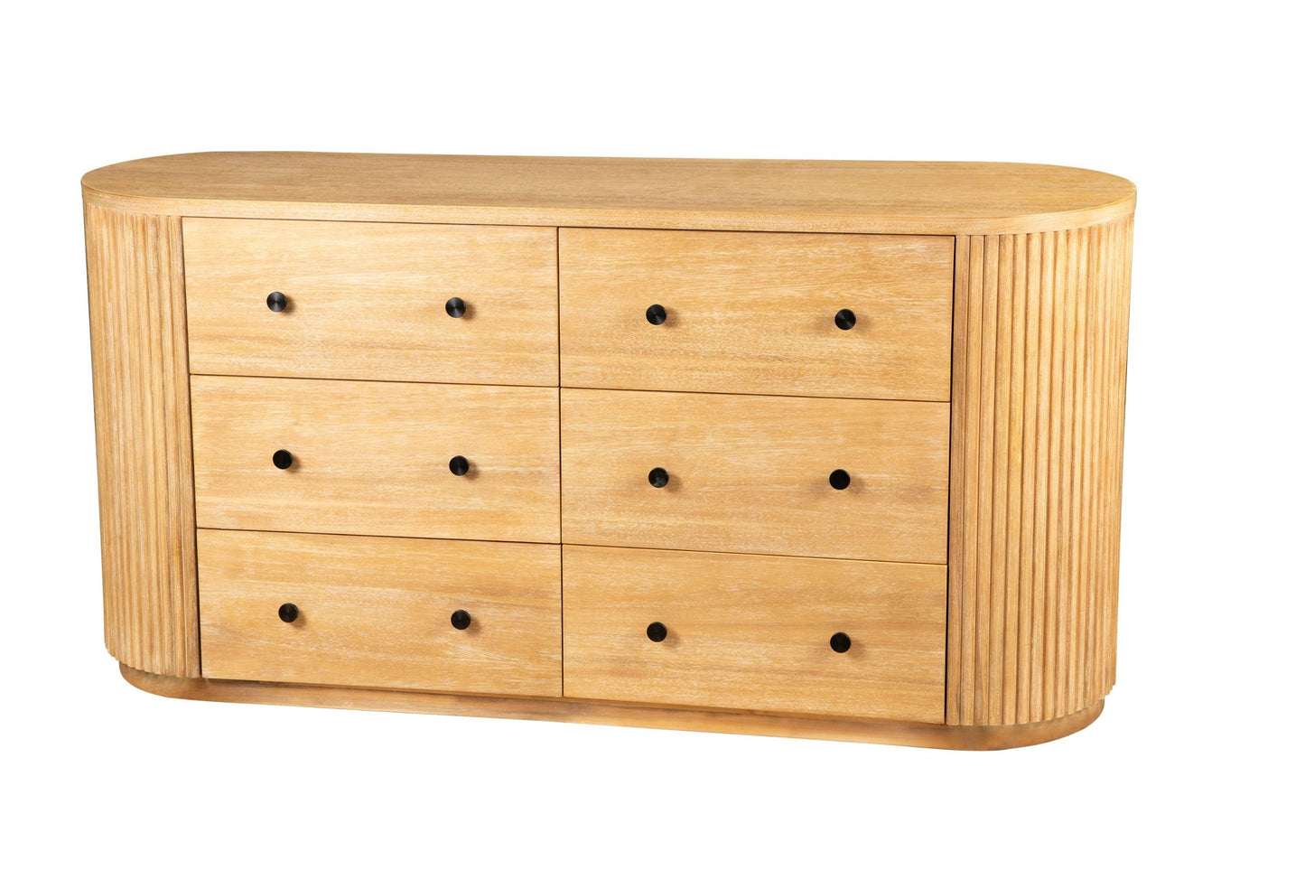 Modrest Jacobson Modern Dresser – Natural Acacia Wood