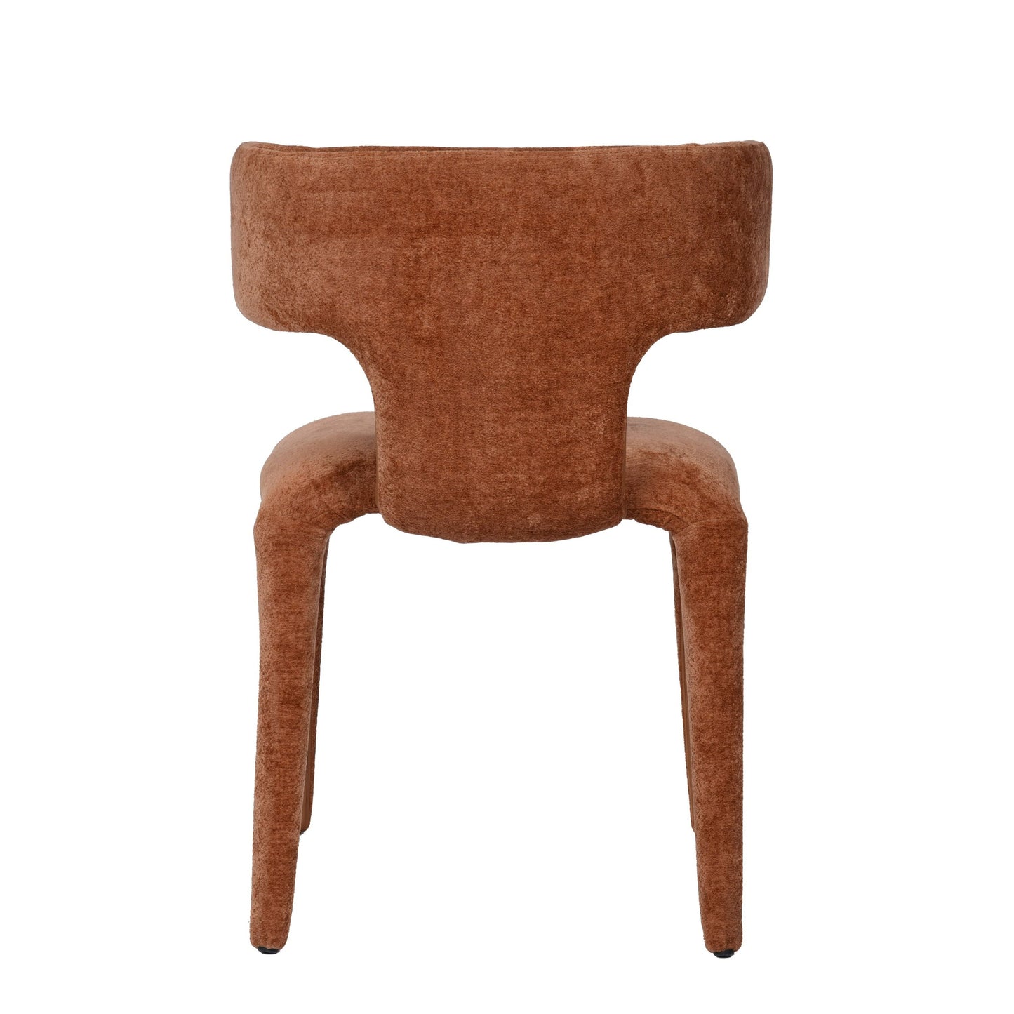 Modrest Saehee Modern Rust Velvet Dining Chair - Elegant, Stylish, and Comfortable Seating for Any Dining Space