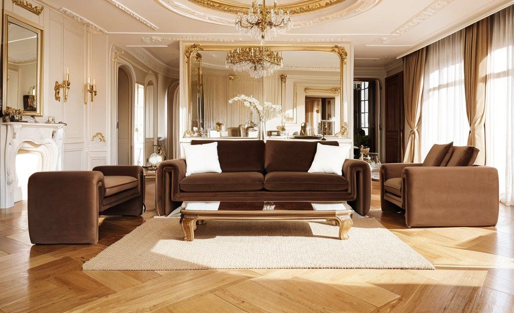 Divani Casa Bentley Modern Brown Velvet Sofa - Luxurious and Comfortable Sofa for Sophisticated Living Rooms