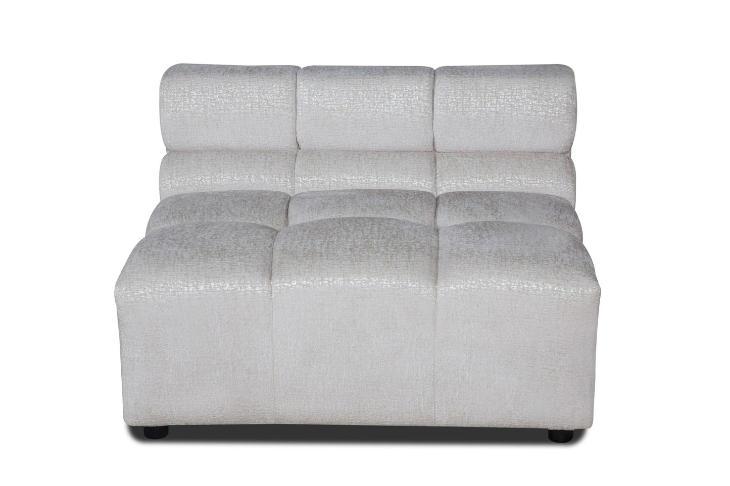 Divani Casa Rhonda - Modern Beige Fabric Modular Sectional Sofa - Stylish and Comfortable Seating for Contemporary Living Rooms