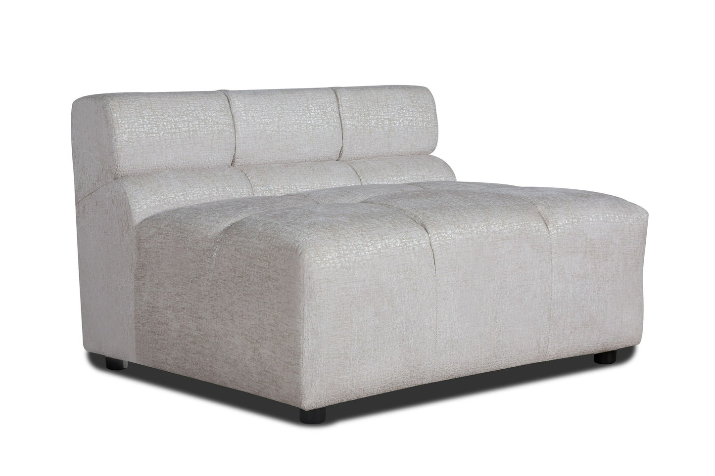 Divani Casa Rhonda - Modern Beige Fabric Modular Sectional Sofa - Stylish and Comfortable Seating for Contemporary Living Rooms