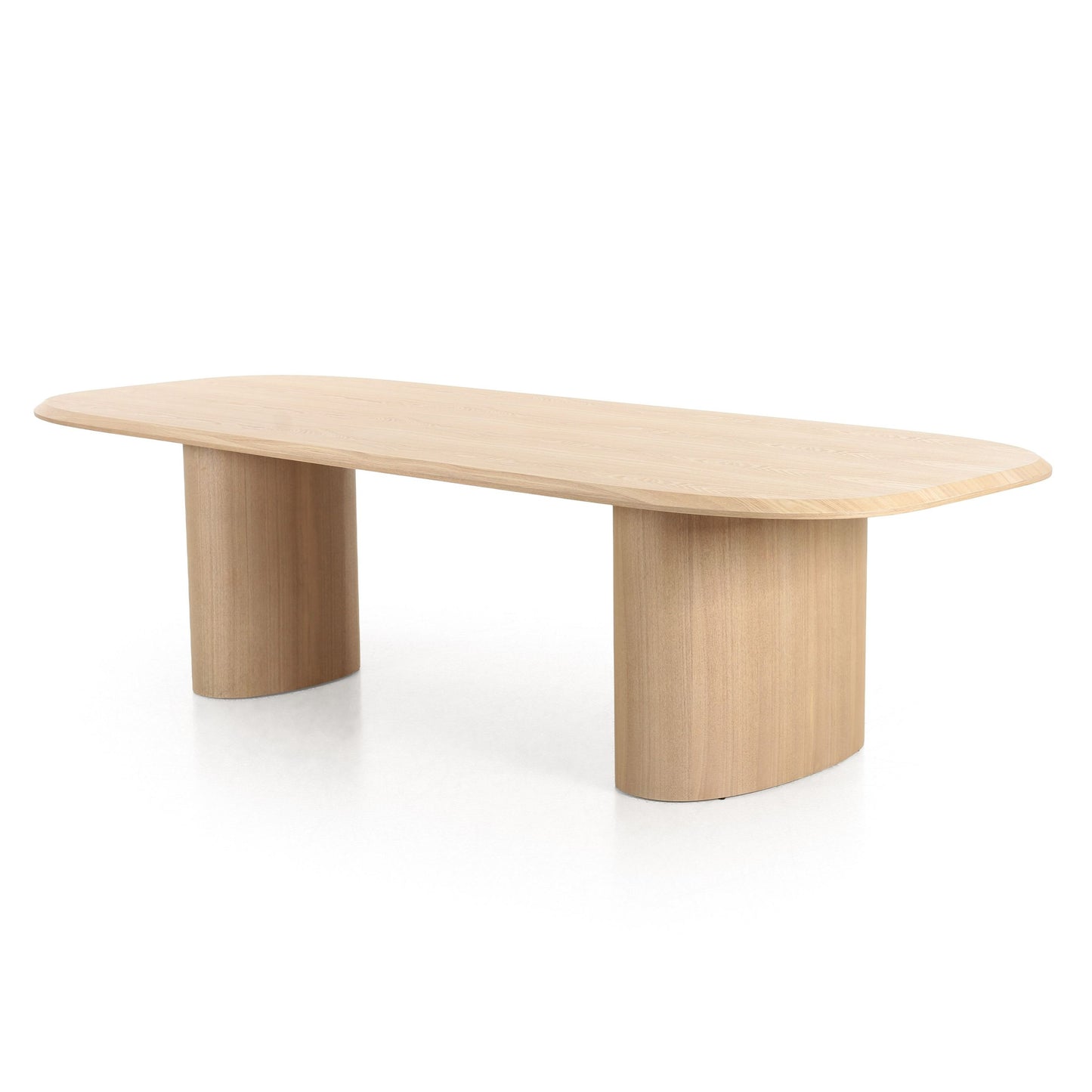 Modrest Summit 118" Dining Table – Sleek Modern Design with Natural Ash Finish
