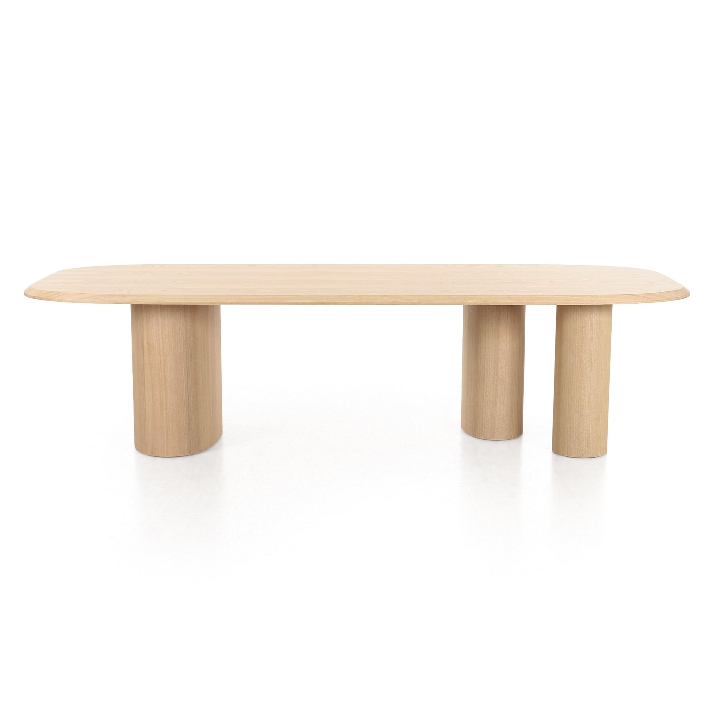 Modrest Summit 118" Dining Table – Sleek Modern Design with Natural Ash Finish