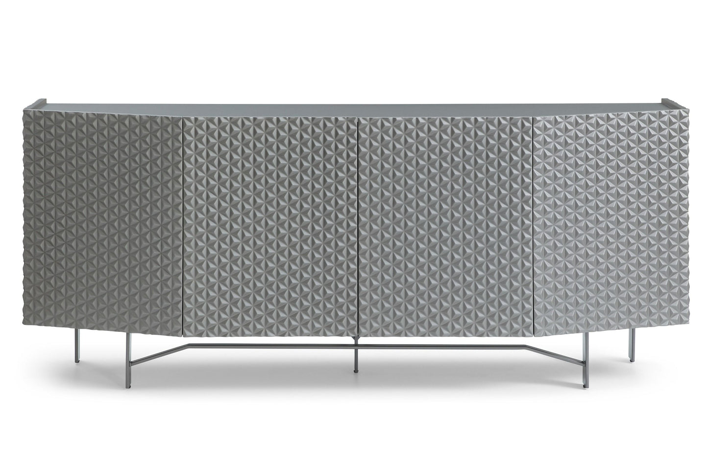 Lamod Raphael Modern Silver Buffet – Sleek Contemporary Sideboard Cabinet