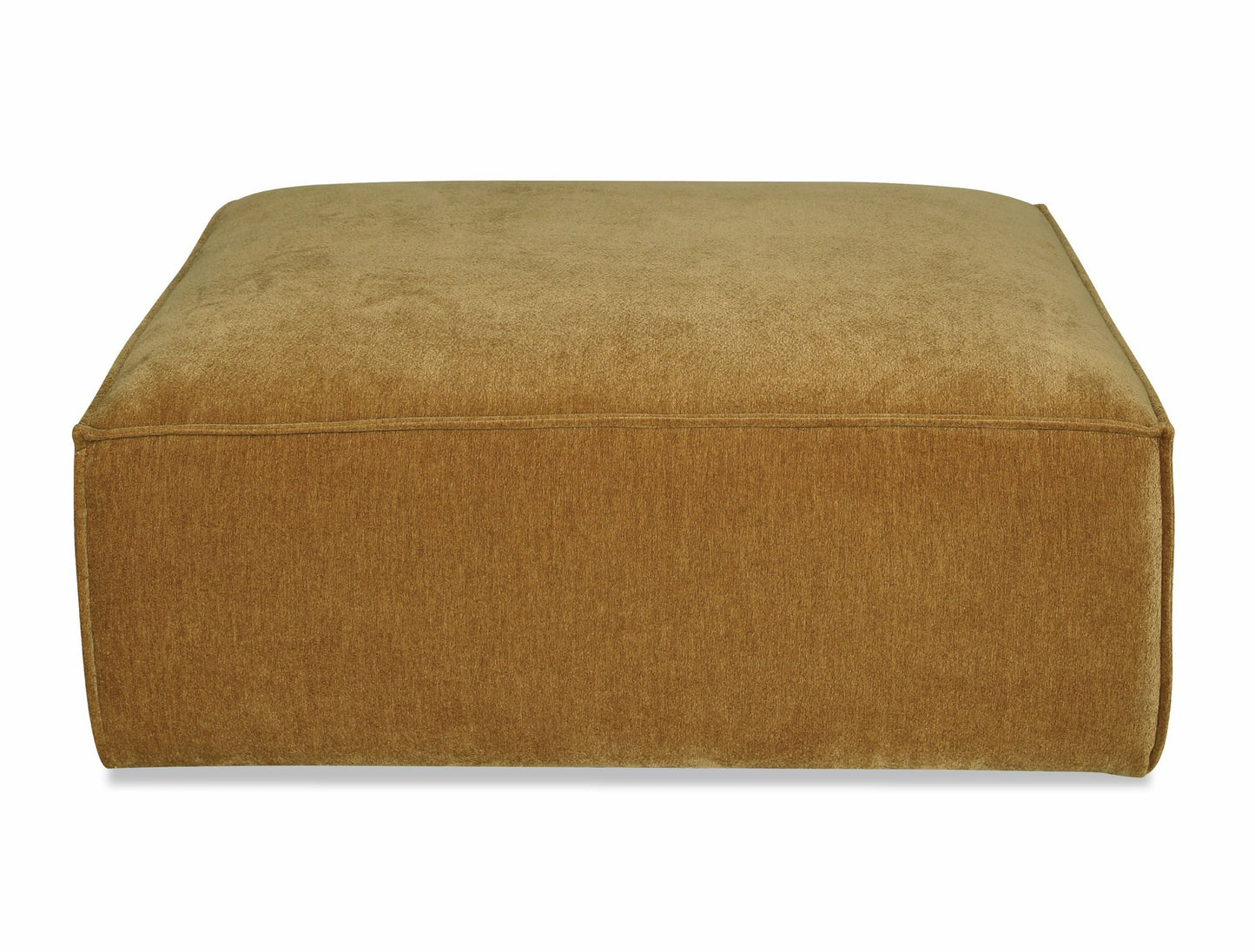 Divani Casa Gene Modern Ochre Fabric 5-Piece Modular Sectional Sofa - Versatile and Stylish Seating for Your Living Room