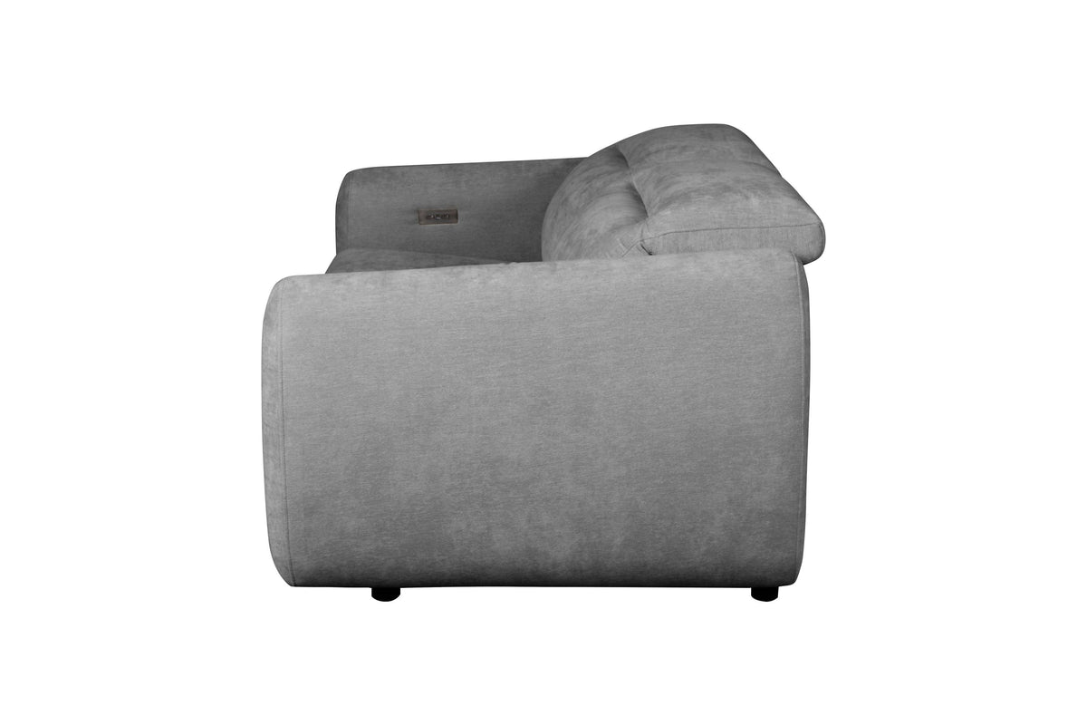Atka Brown Leather Sofa