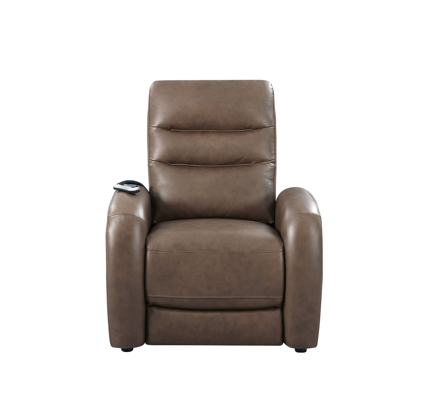 Divani Casa Huslia Modern Brown Leather Zero Gravity Recliner Chair - Luxurious and Comfortable Recliner for Ultimate Relaxation