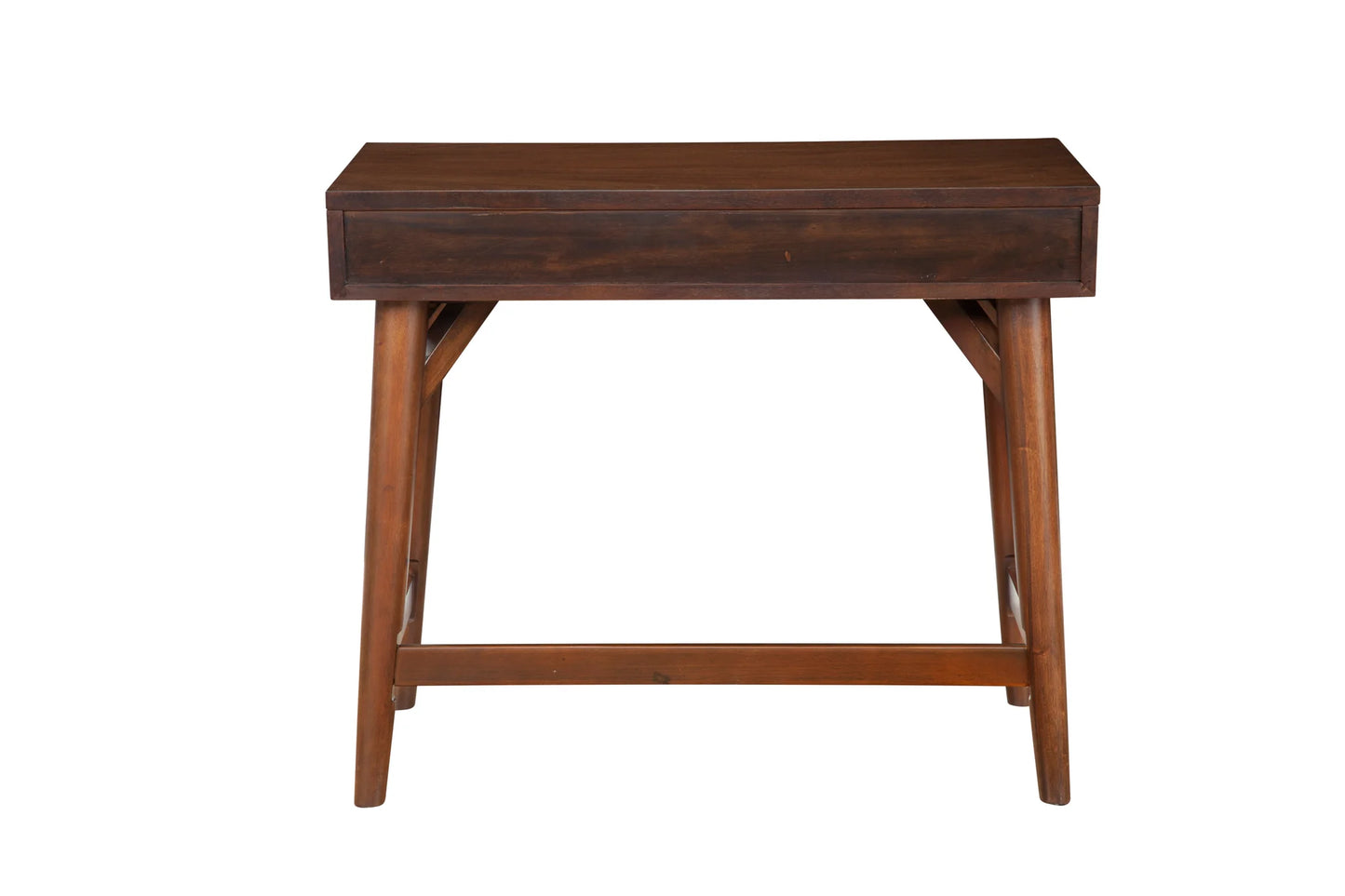 Flynn Mini Desk in Rich Walnut – Compact and Stylish Workspace for Modern Homes