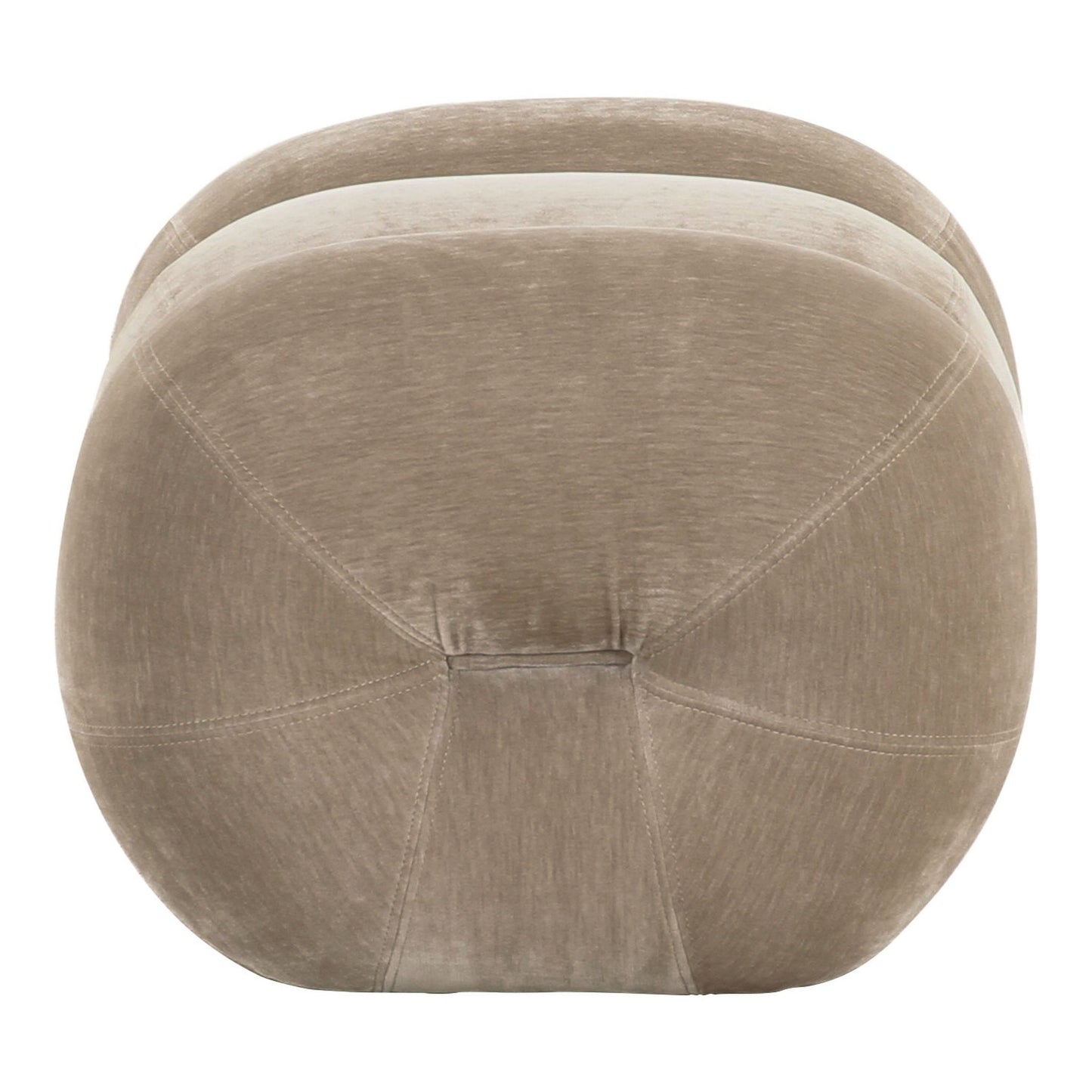 Archie Modern Taupe Fabric Accent Chair and Ottoman