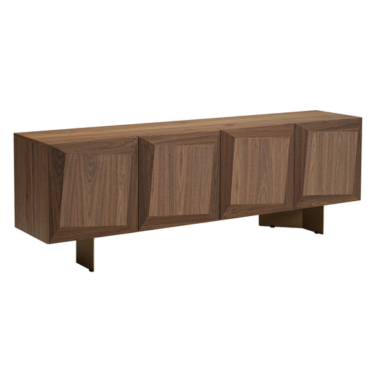 Artizan Modern Walnut Gold Buffet