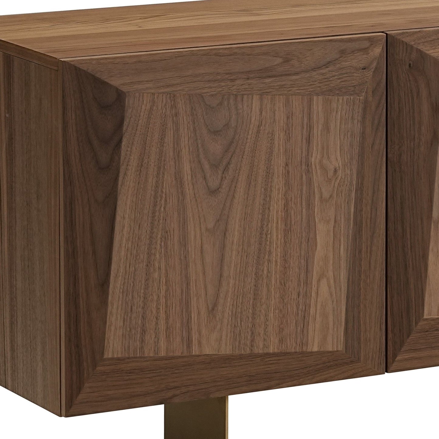 Artizan Modern Walnut Gold Buffet