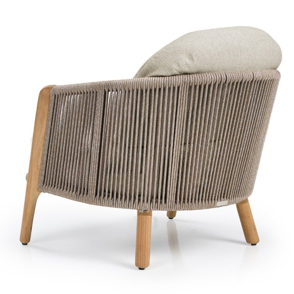 Cayman Outdoor Beige Teak Sofa Set
