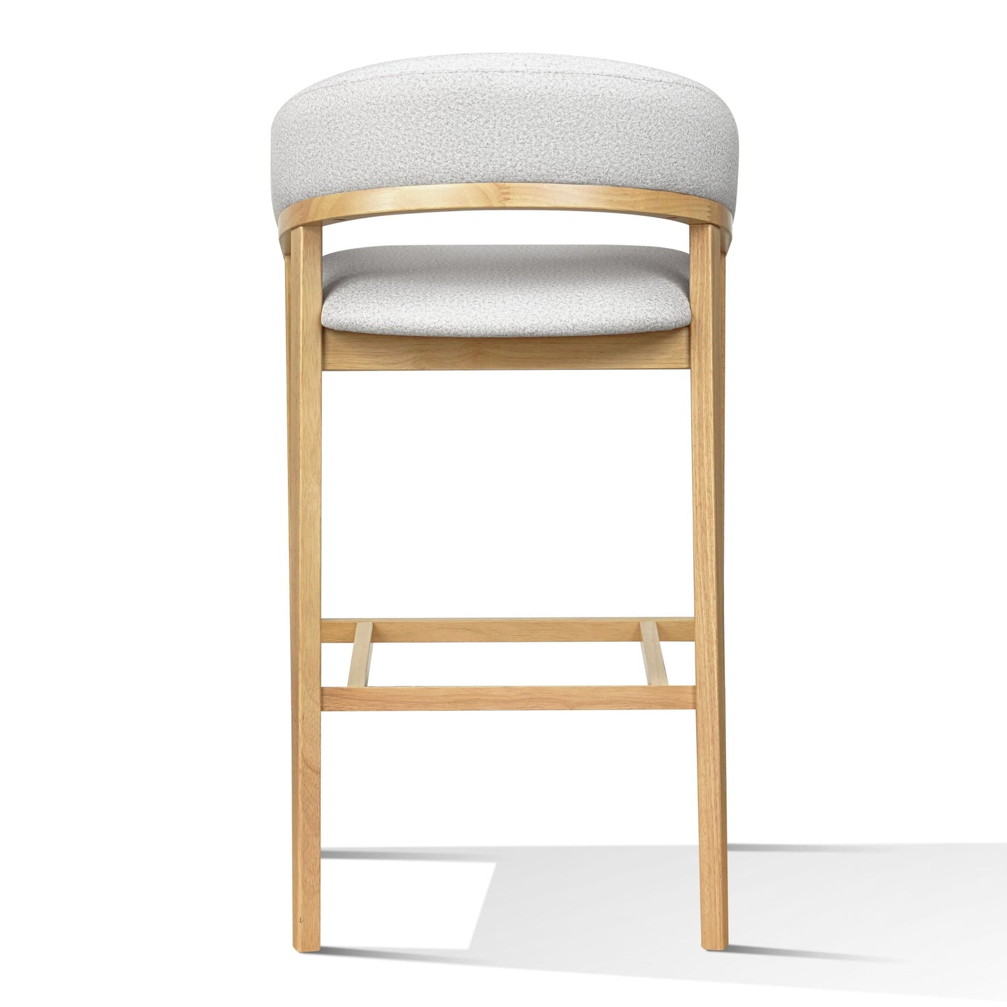 Truman Grey Fabric Bar Chairs - Set of 2