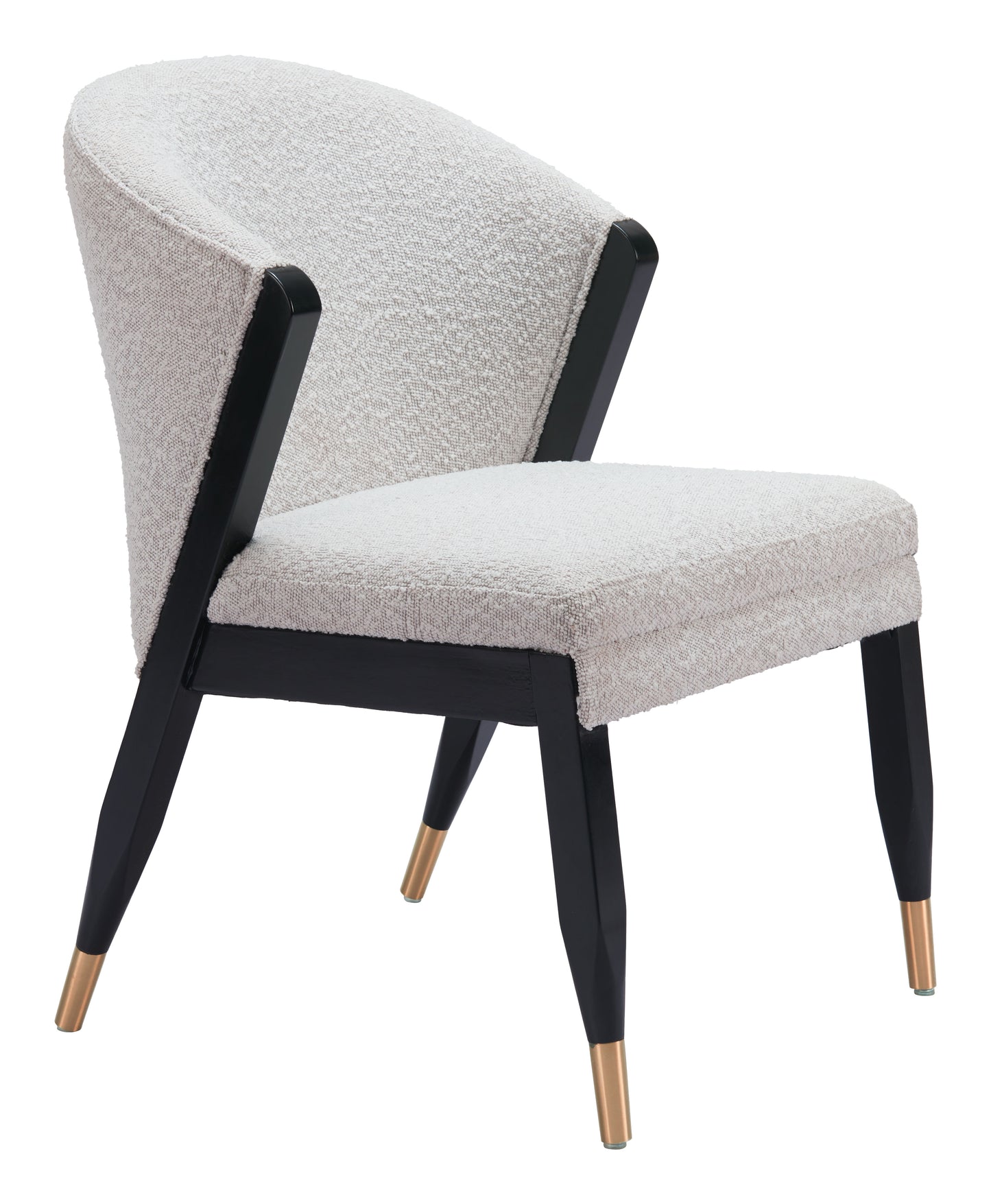 Pula Dining Chair - Misty Gray Modern and Comfortable Upholstered Chair for Stylish Dining Rooms