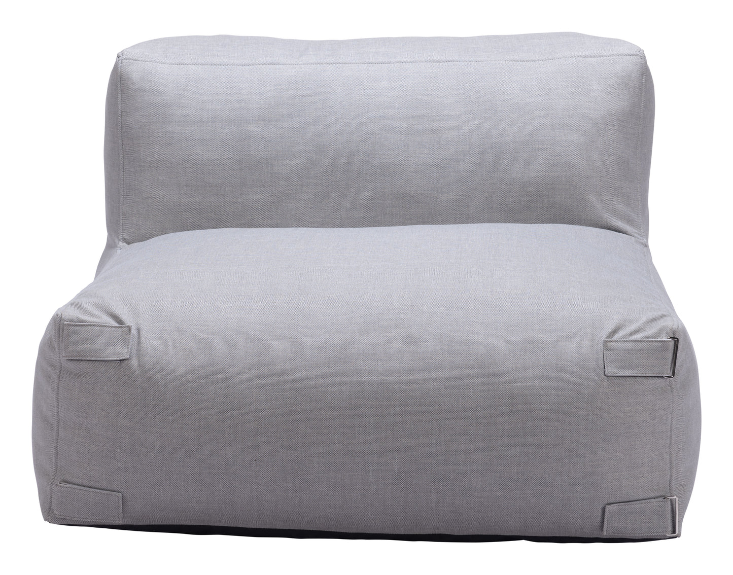 Luanda Middle Chair Gray - Contemporary & Comfortable Middle Chair with a Chic Gray Upholstery, Perfect for Modular Seating Arrangements