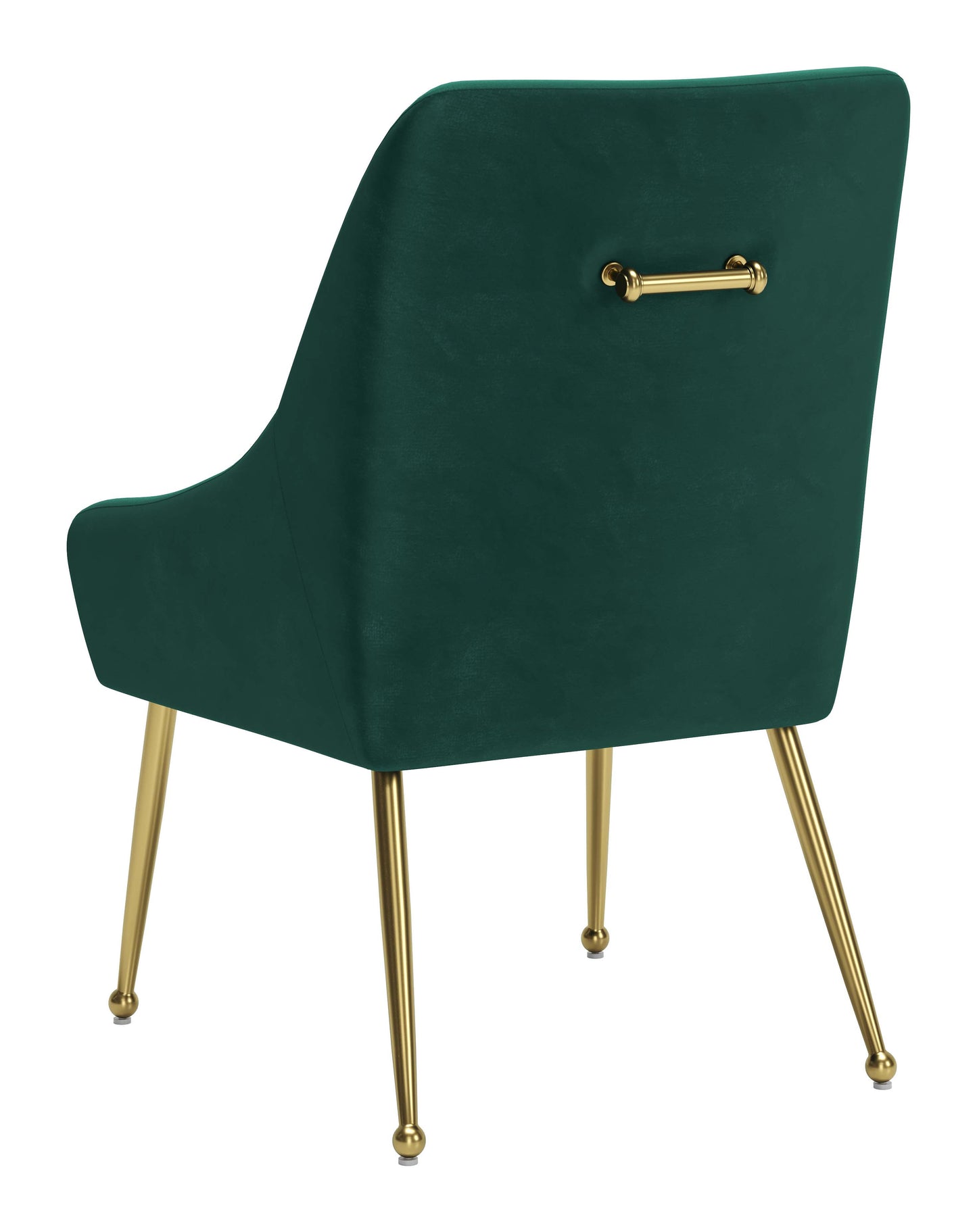 Maxine Dining Chair - Chic Green & Gold Design for Stylish Dining Rooms and Modern Interiors