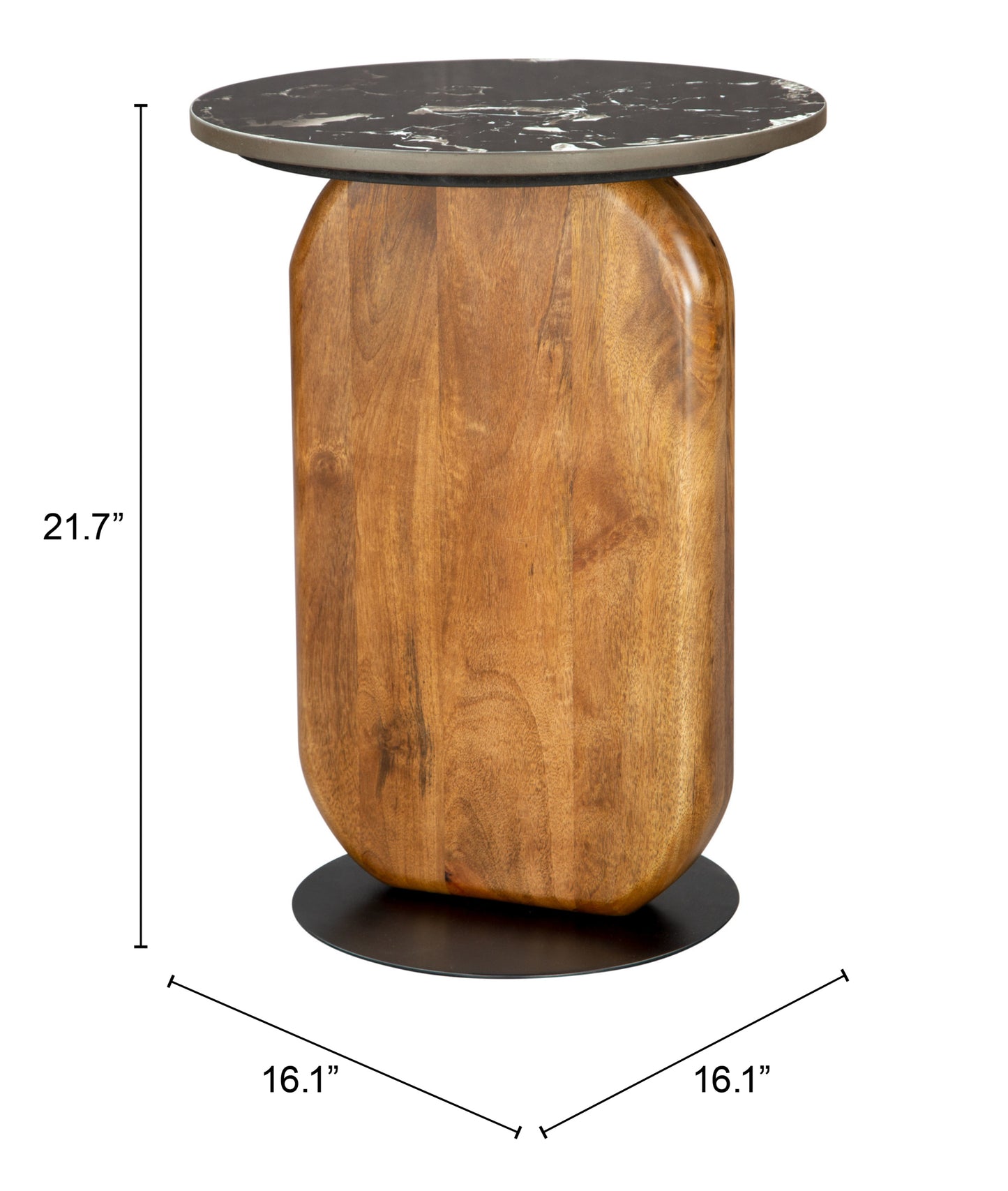 Pemba Side Table - Bright Multicolor Design for Stylish Accent and Living Spaces