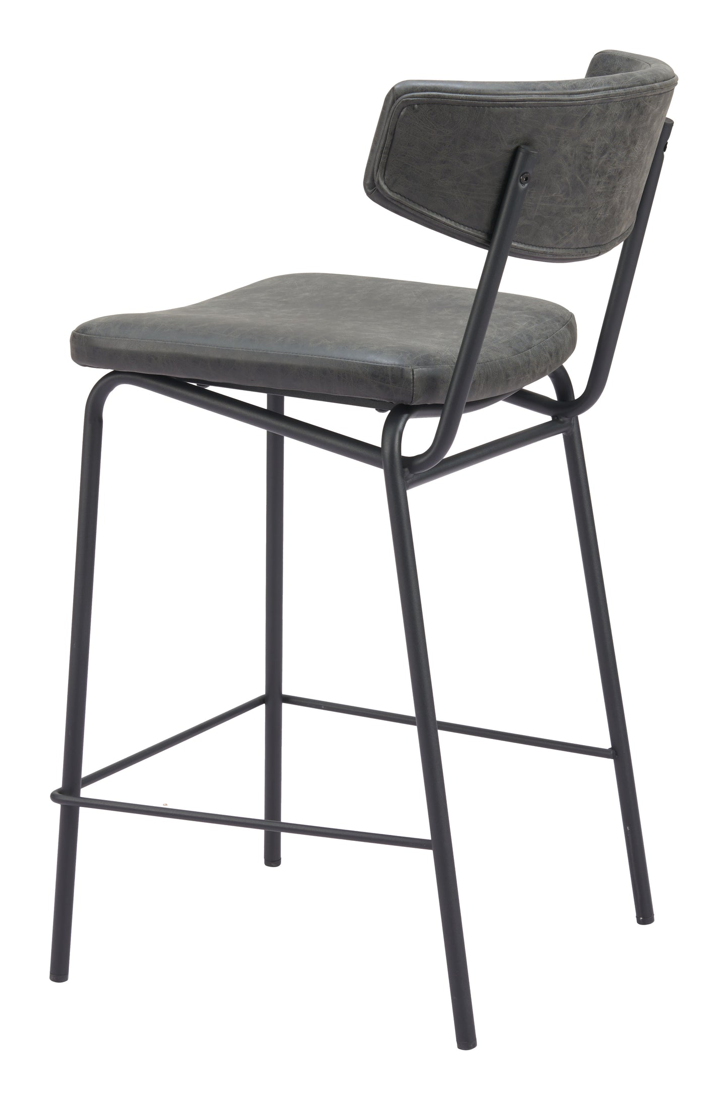 Charon Counter Stool (Set of 2) Vintage Black β Stylish and Durable Vintage Black Counter Stools for Modern Kitchens or Bars