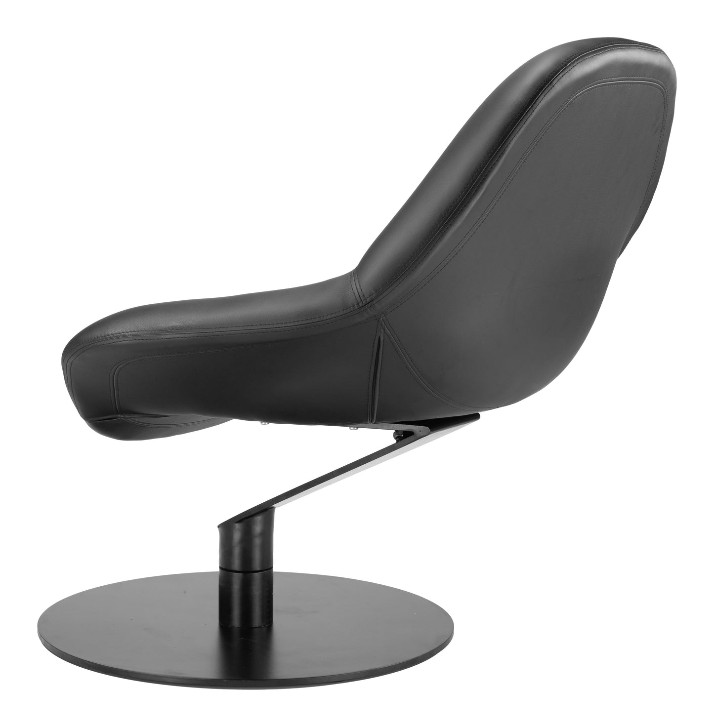 Poole Accent Chair - Black Sleek Upholstered Chair for Modern Home Decor