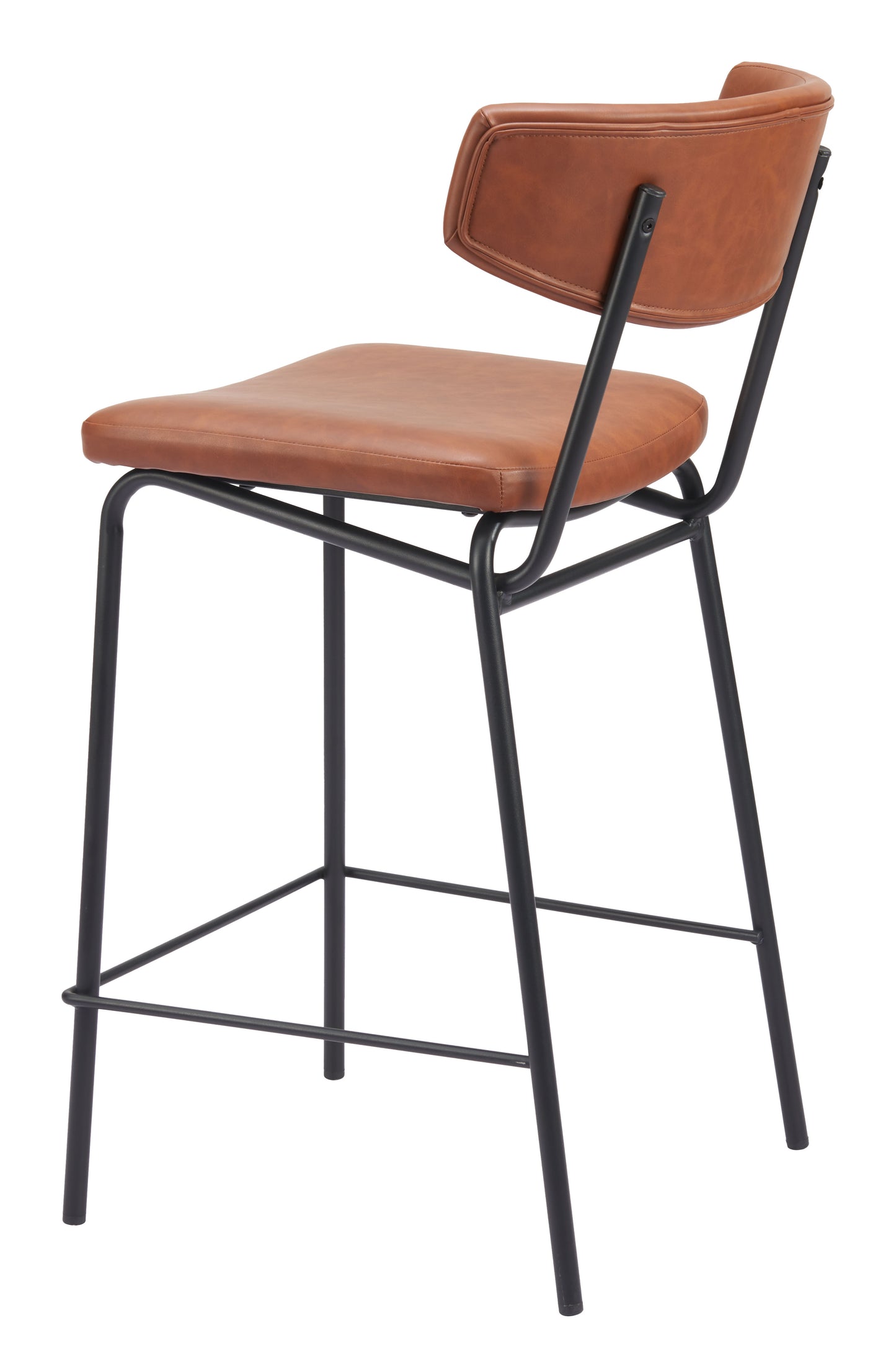 Charon Counter Stool (Set of 2) Vintage Brown β Stylish and Comfortable Vintage Brown Counter Stools for Modern Kitchens or Bars