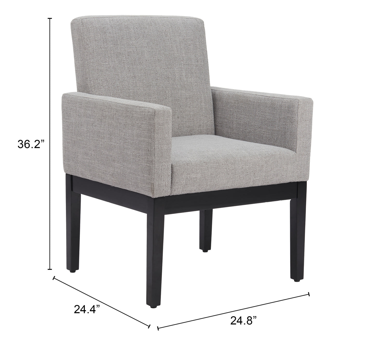 Senzil Dining Chair Gray β Stylish and Comfortable Gray Dining Chair for Dining Room or Kitchen Decor