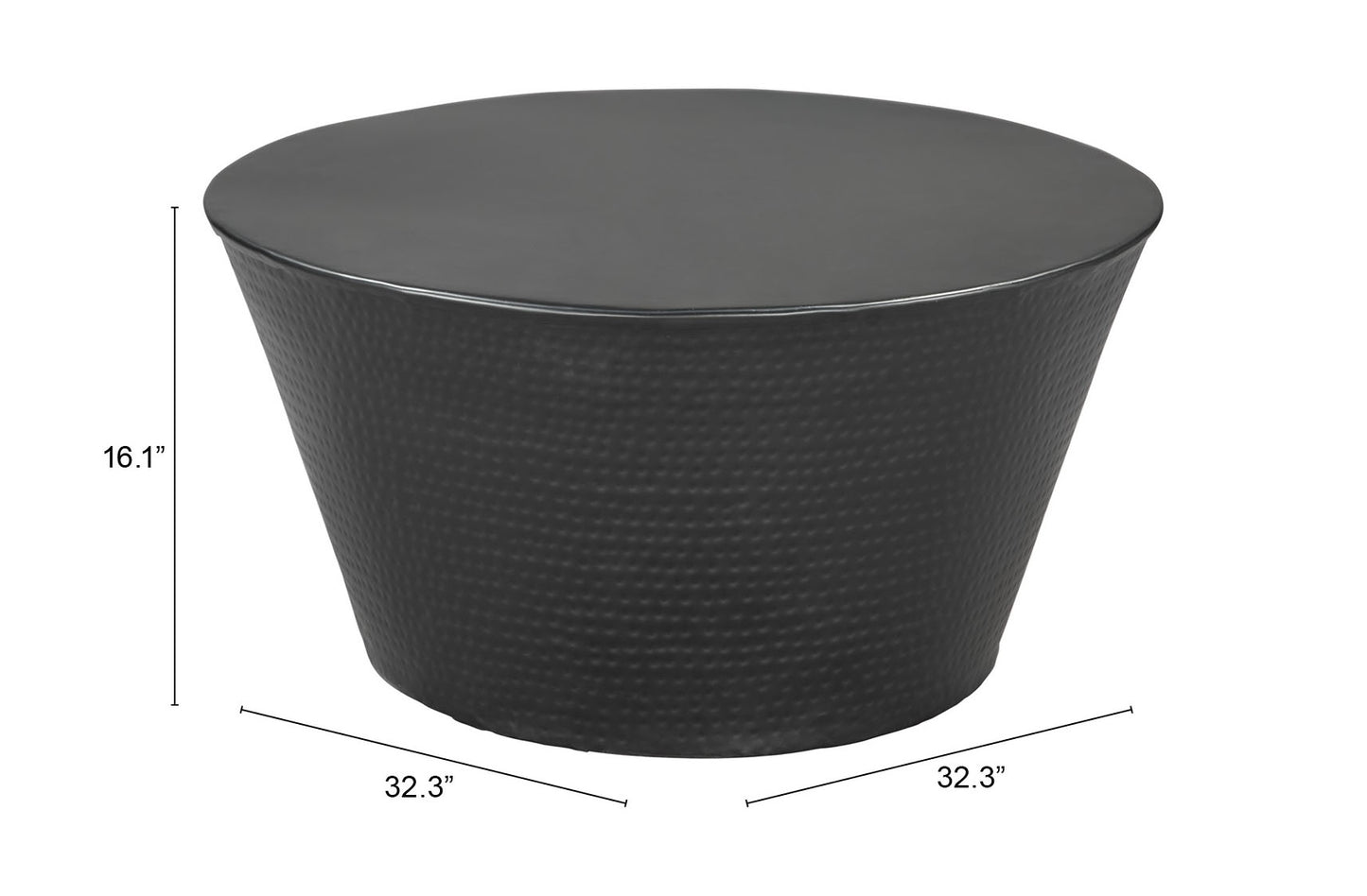 Durban Coffee Table - Sleek Black Design for Contemporary Living Rooms and Sophisticated Interiors