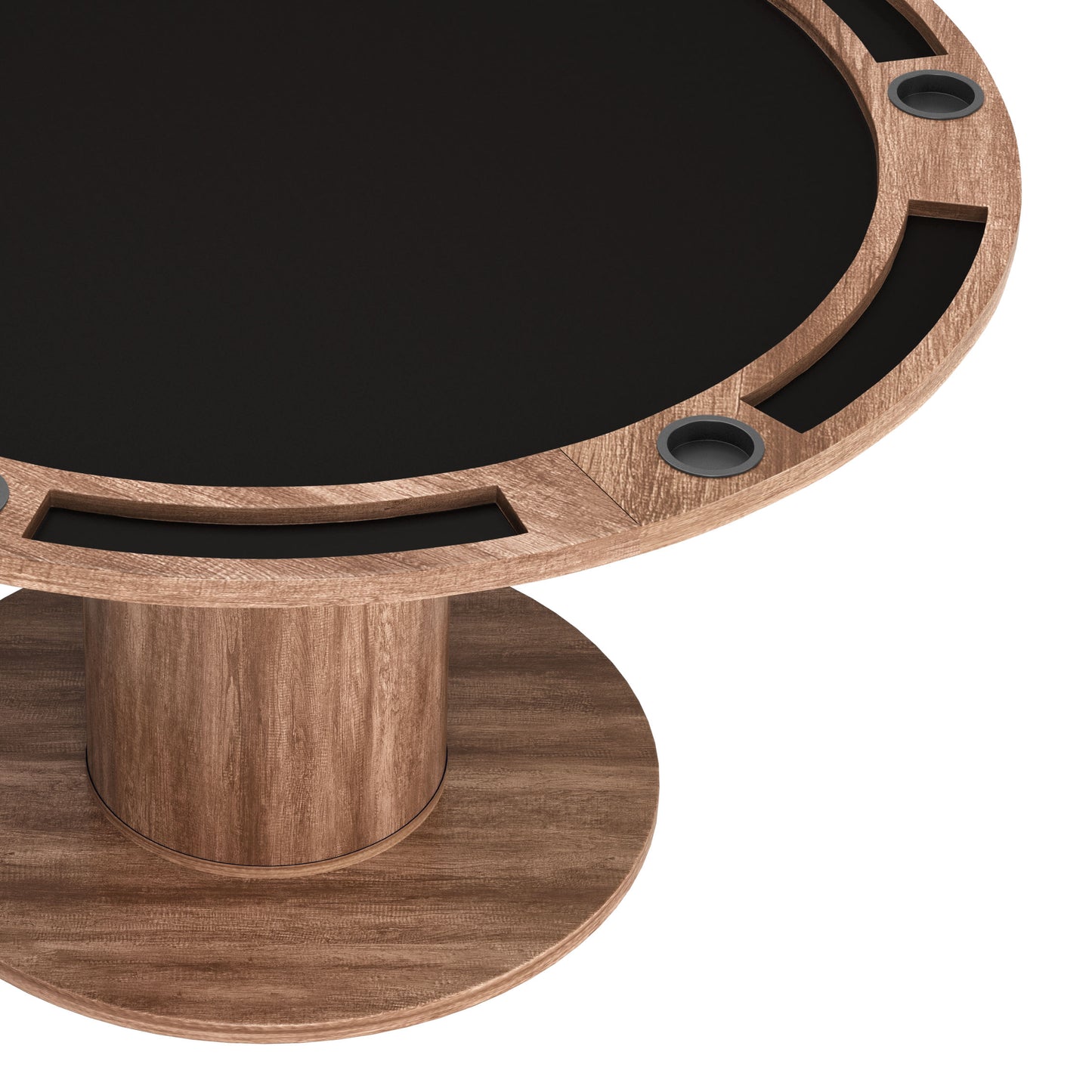 Vault 2-in-1 Table Brown Dining and Games Table - Multi-functional Dining and Game Table with a Rich Brown Finish for Versatile Entertainment