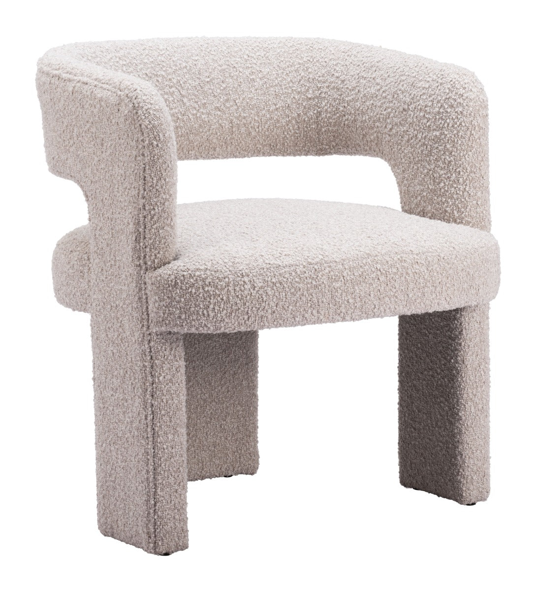 Java Accent Chair - Sandy Beige Stylish and Comfortable Upholstered Chair for Contemporary Living Spaces