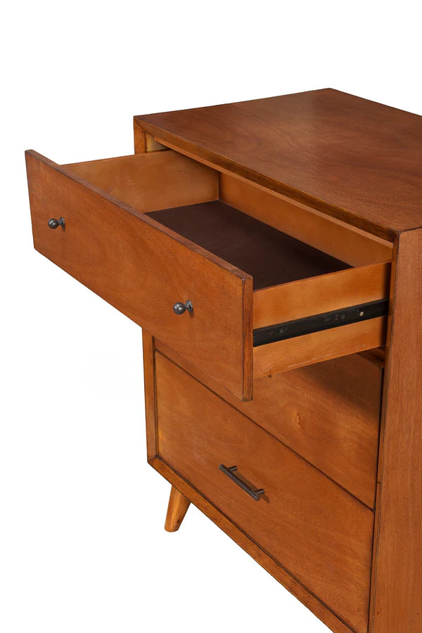Flynn Acorn Small Chest β Compact Mid-Century Modern Storage with Stylish Appeal